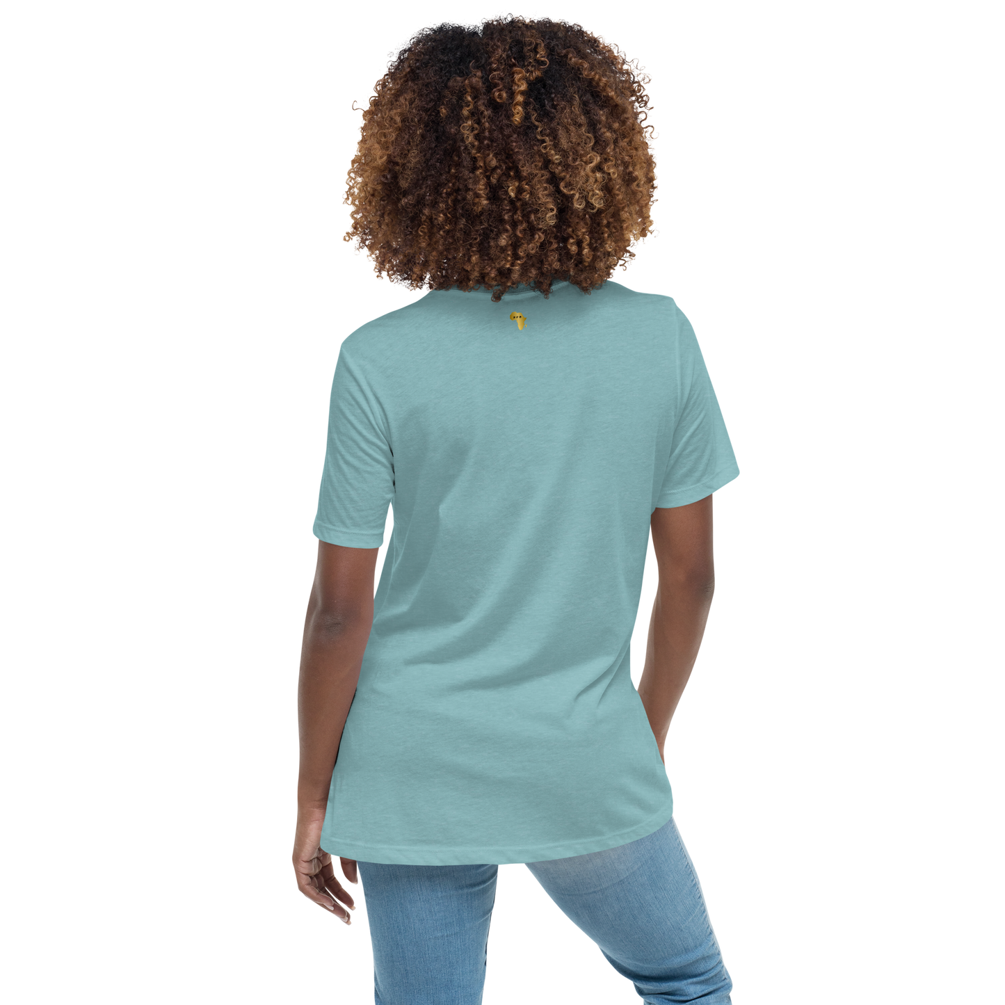 Gold Stripe Africa Tee for Women