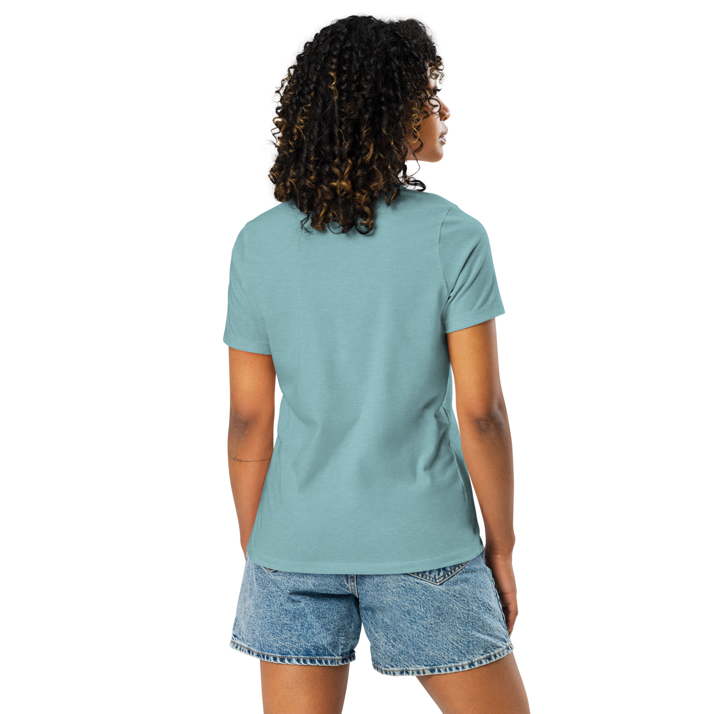 Gold Stripe Africa Tee for Women