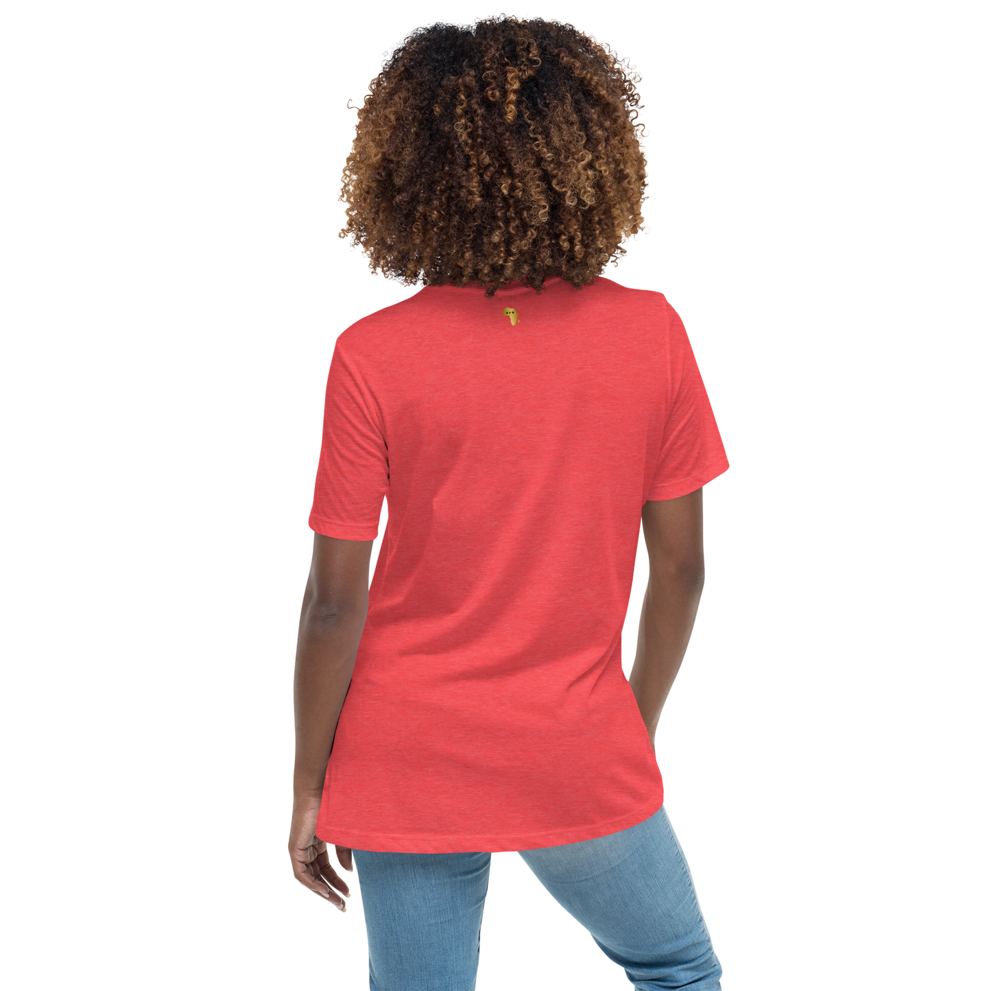 Gold Stripe Africa Tee for Women