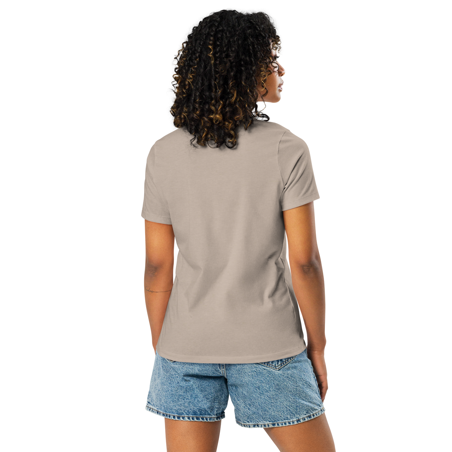 Gold Stripe Africa Tee for Women