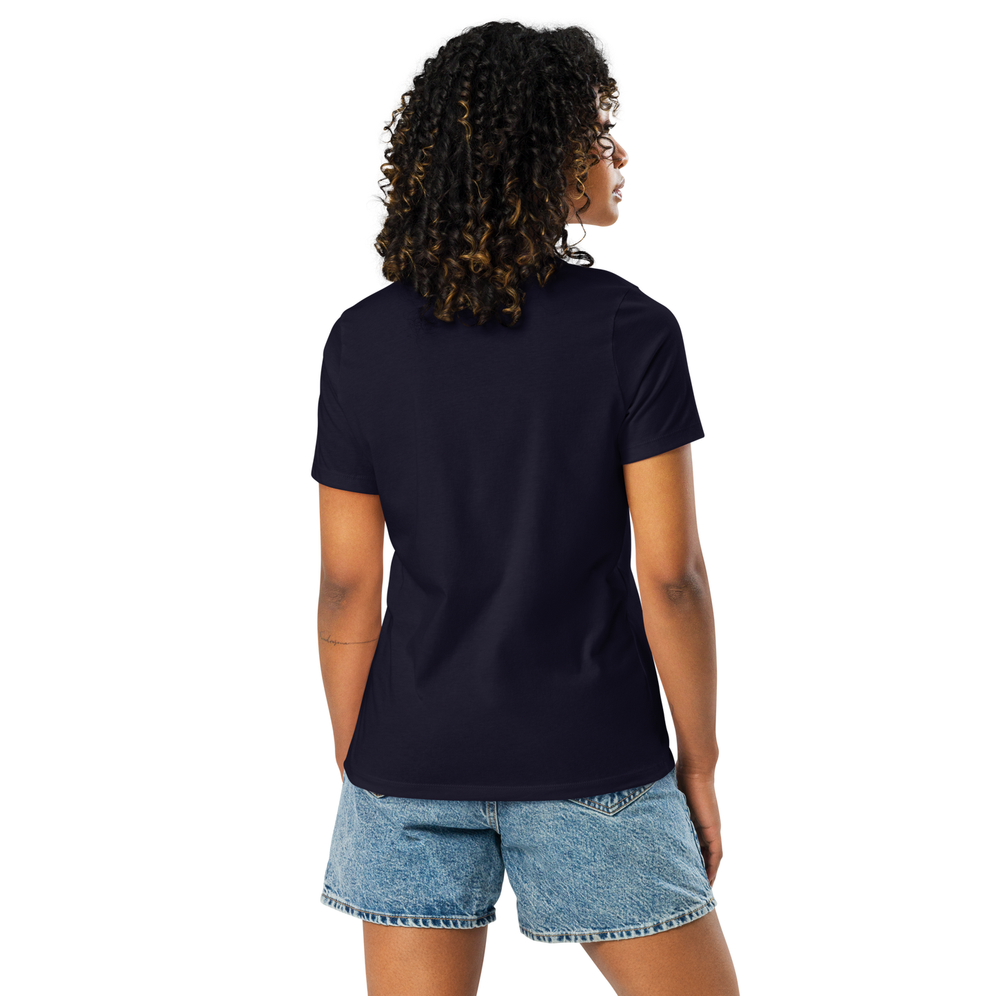 Gold Stripe Africa Tee for Women