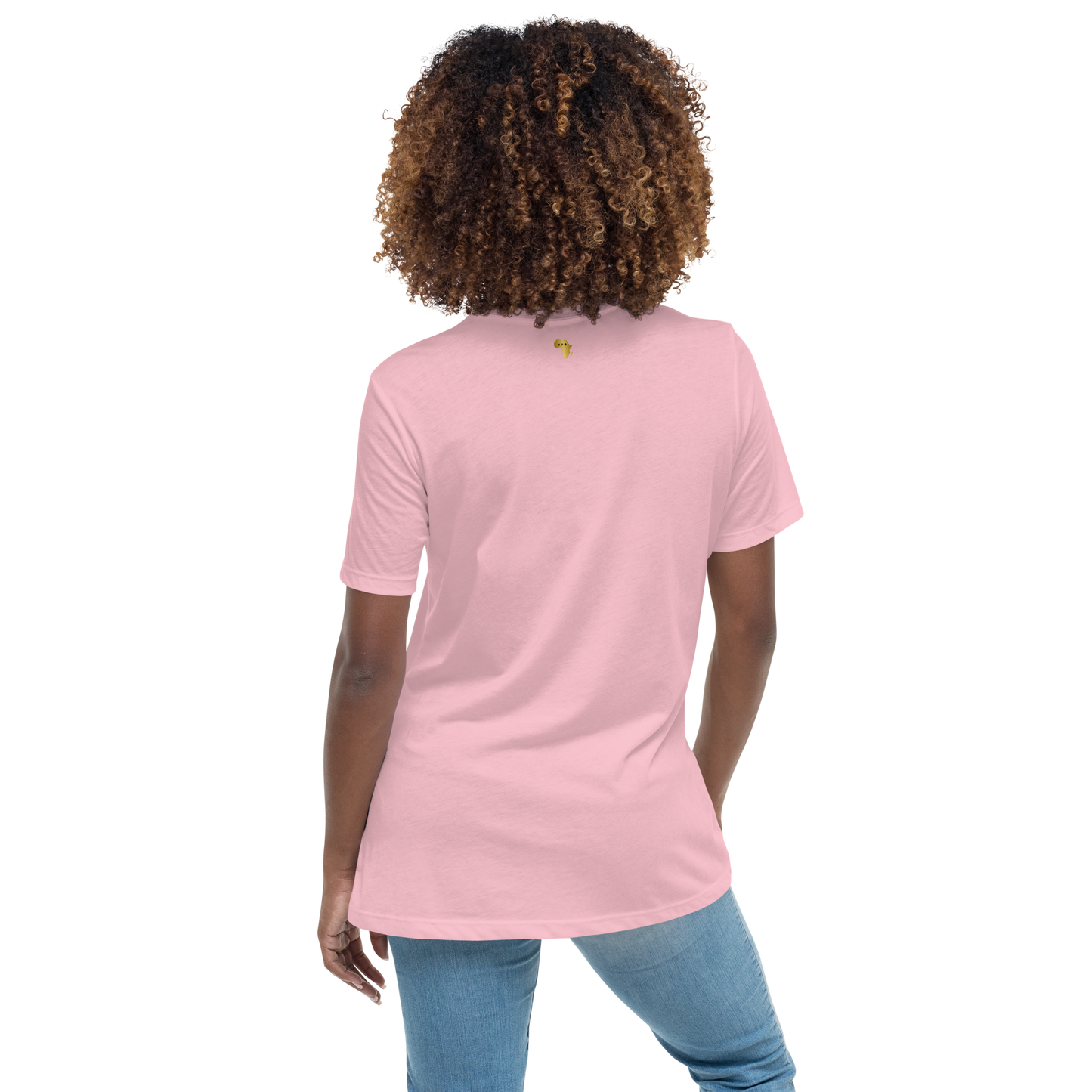 Gold Stripe Africa Tee for Women