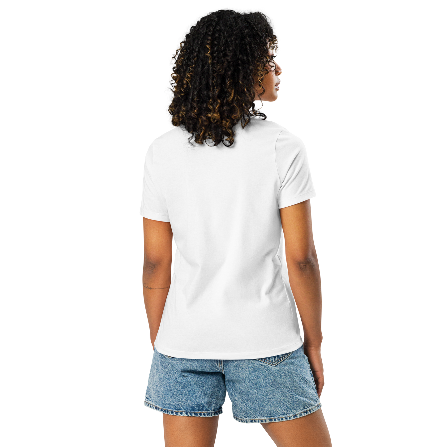 Gold Stripe Africa Tee for Women