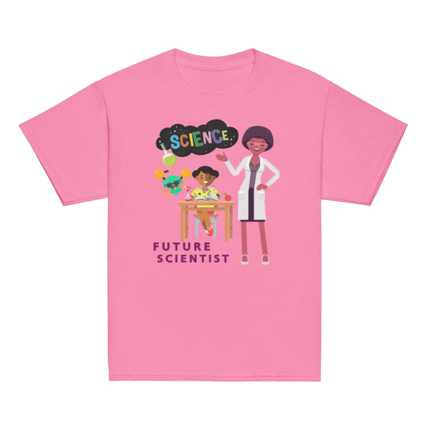 STEM Future Scientist Youth Short Sleeve Tee for Girls