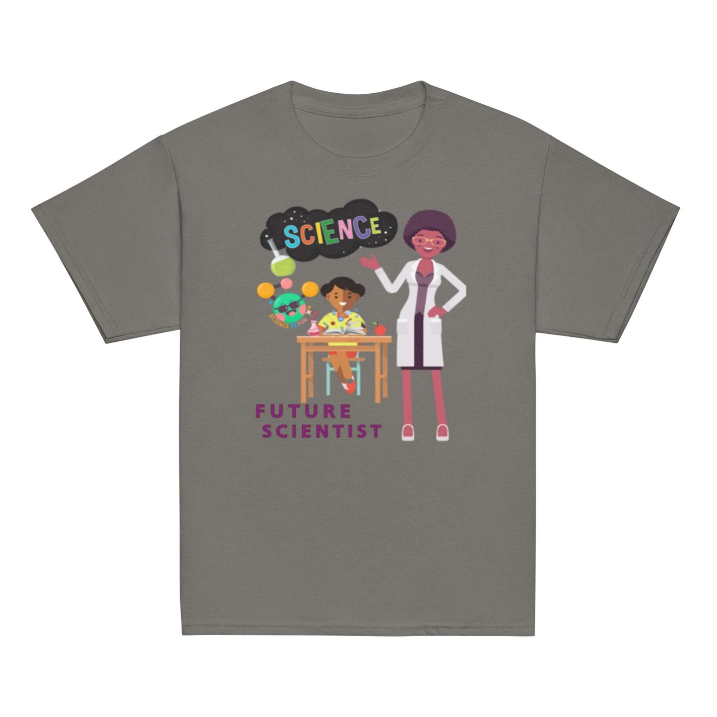STEM Future Scientist Youth Short Sleeve Tee for Girls