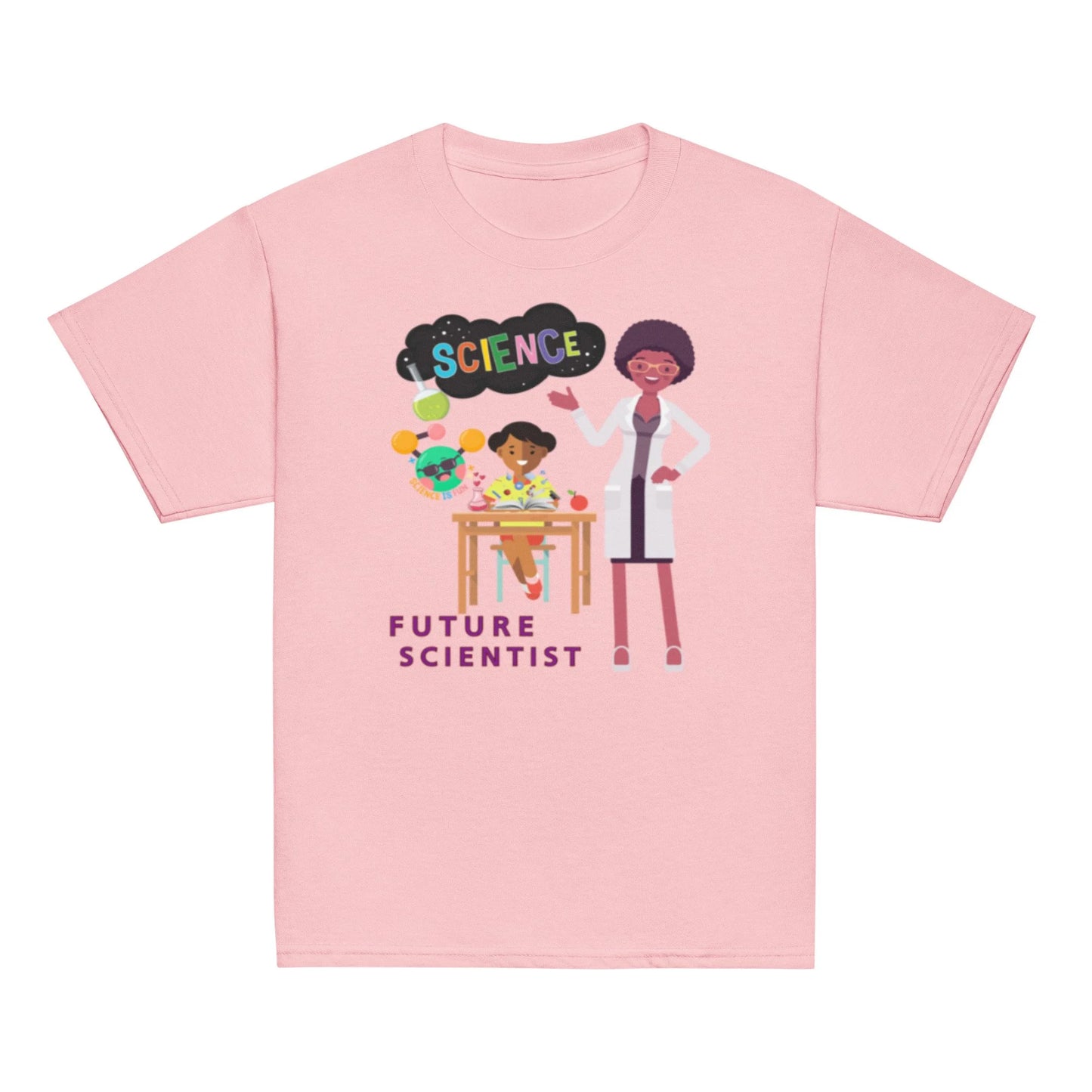 STEM Future Scientist Youth Short Sleeve Tee for Girls
