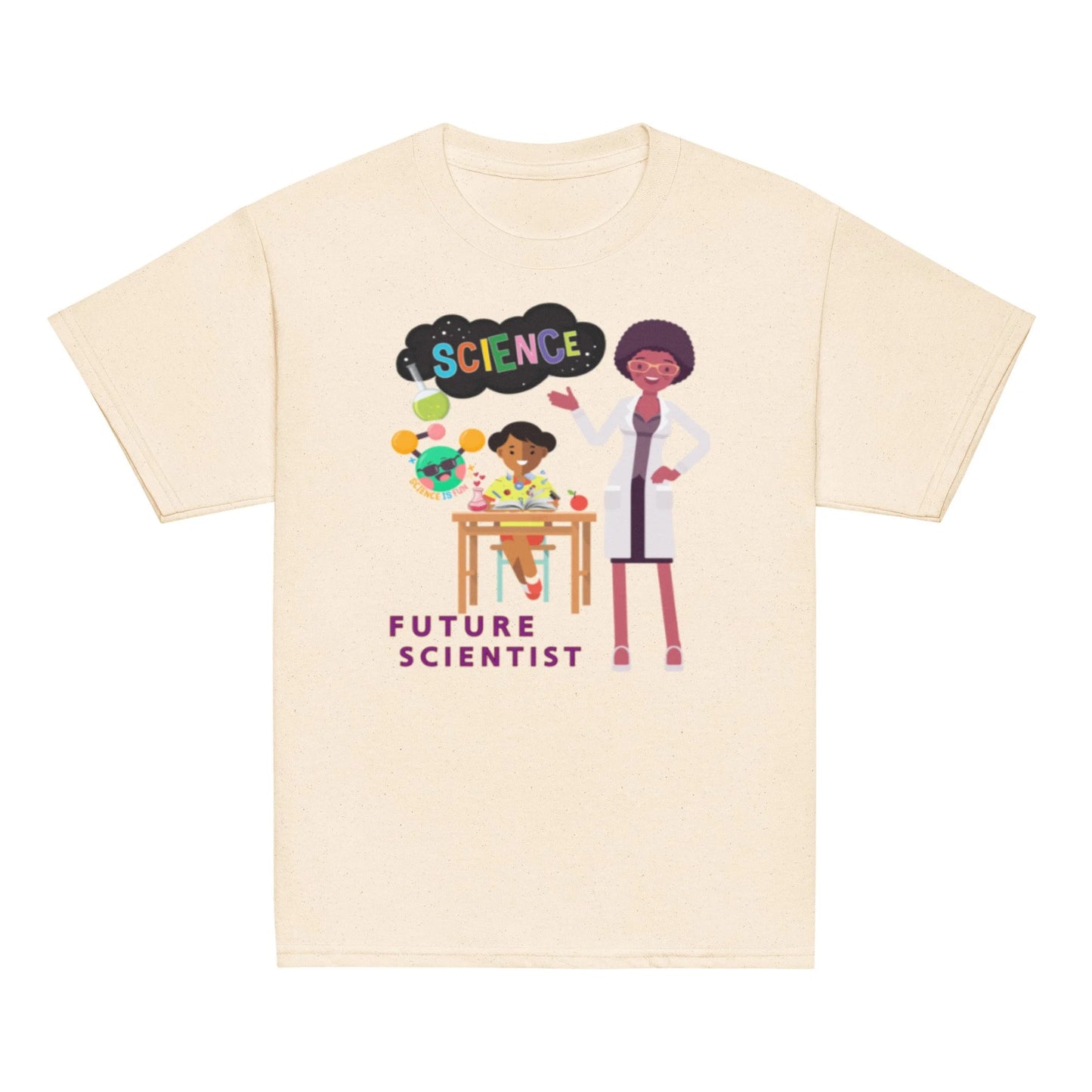 STEM Future Scientist Youth Short Sleeve Tee for Girls
