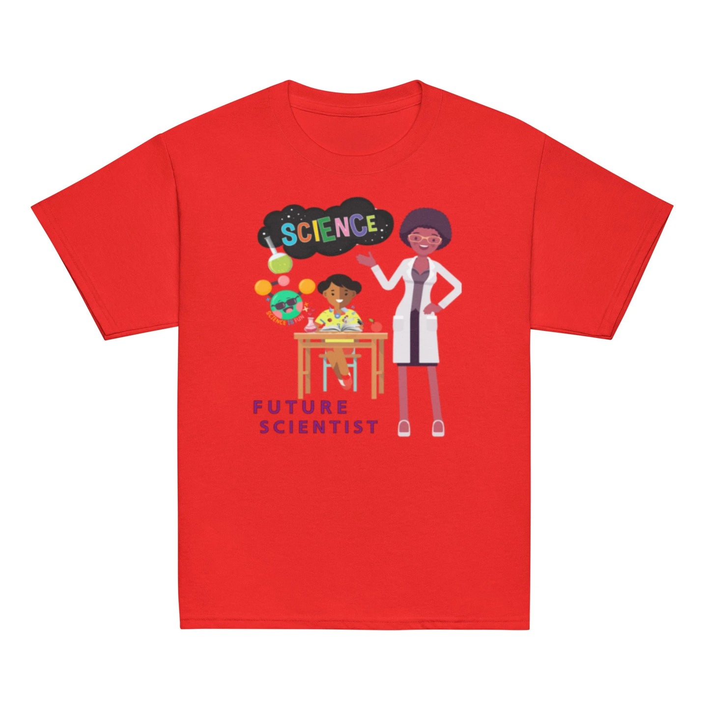 STEM Future Scientist Youth Short Sleeve Tee for Girls