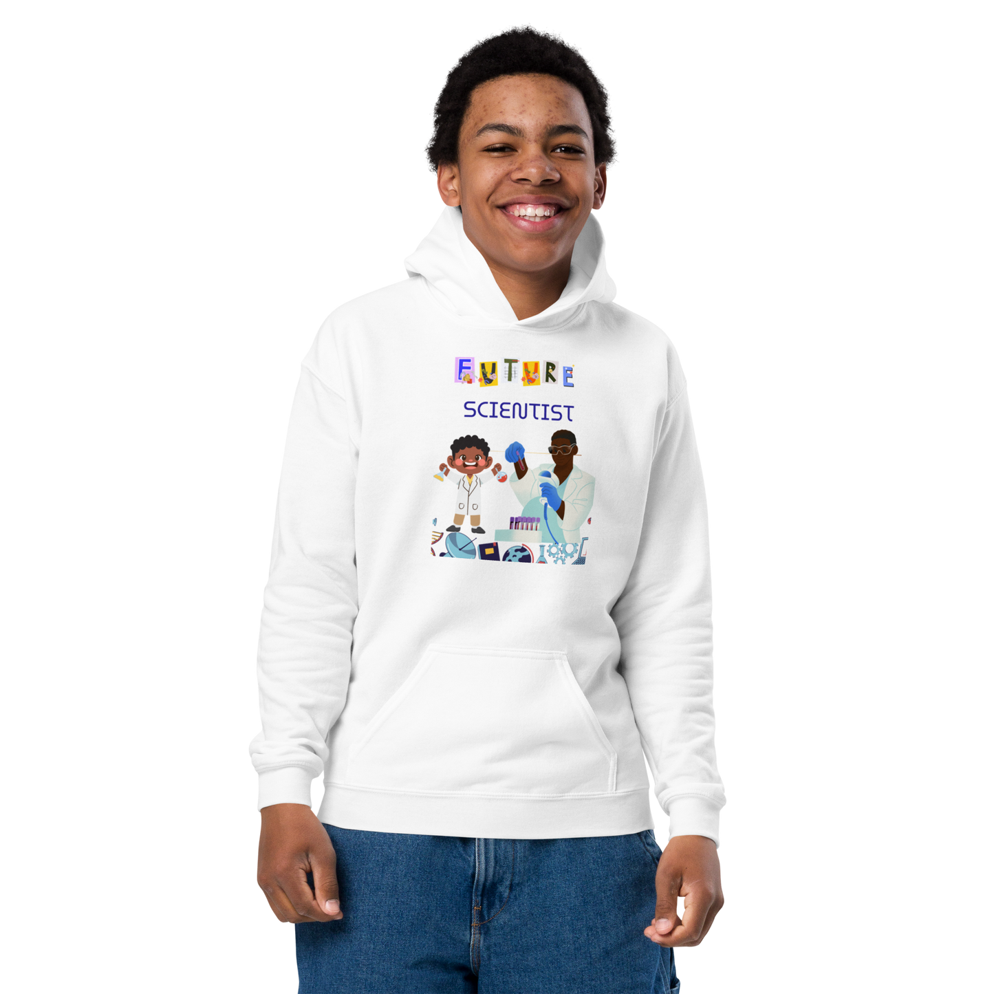 Future Scientist Youth Hoodie for Boys