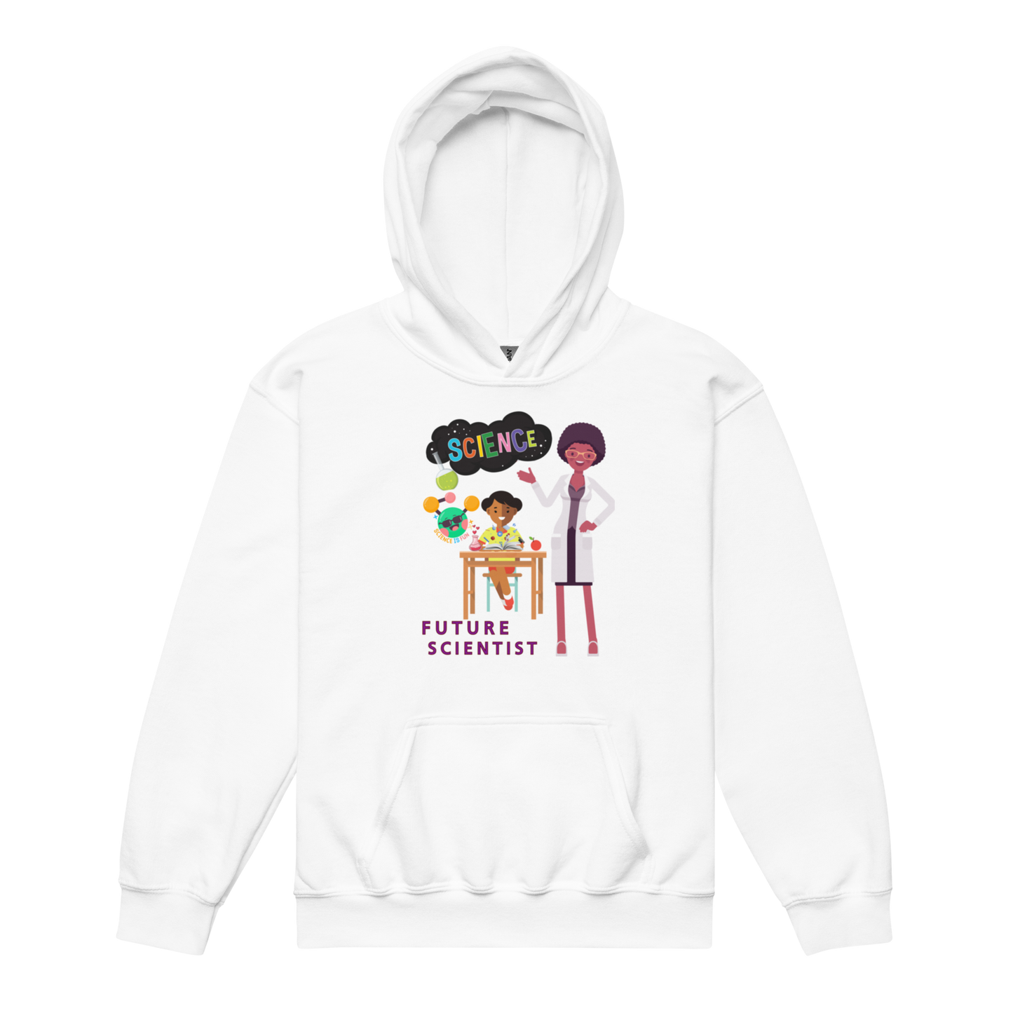 Future Scientist Youth  Hoodie for Girls