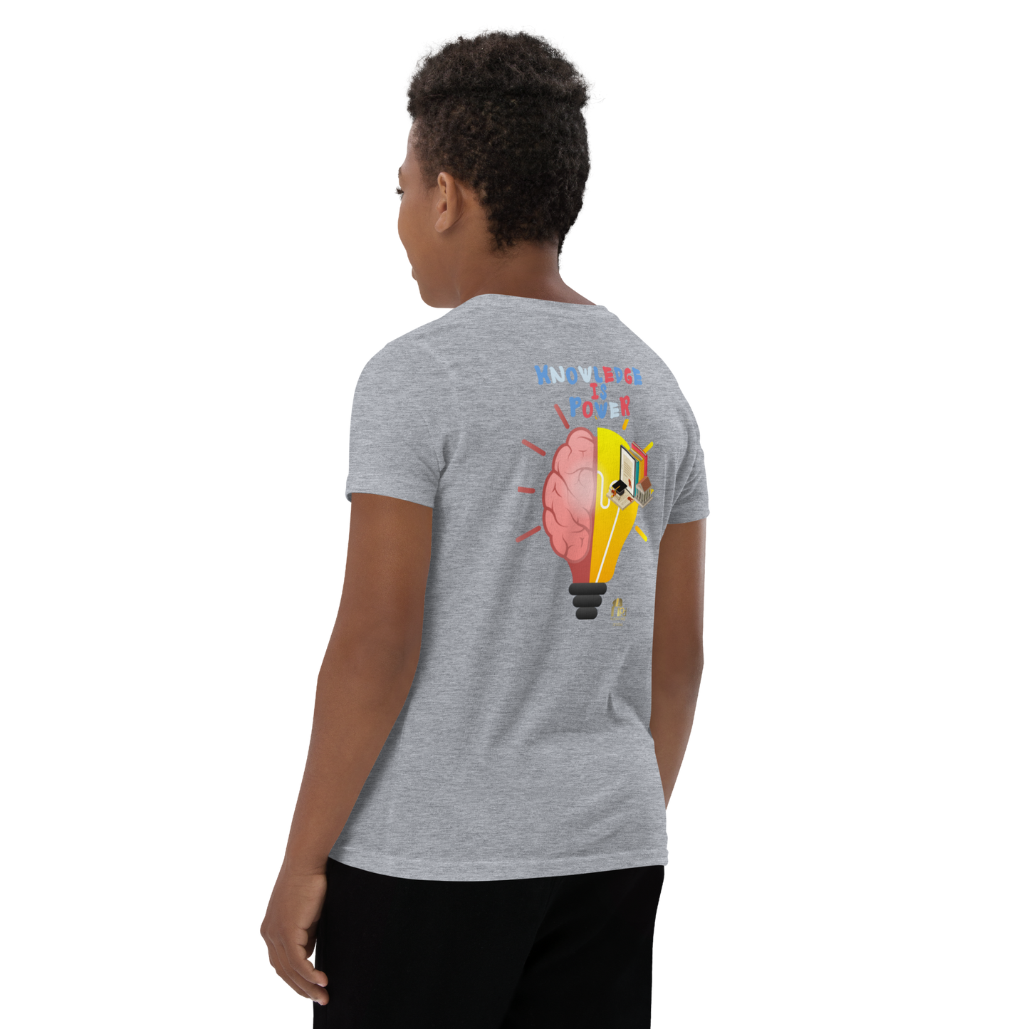 Education Is Key Youth Short Sleeve Tee for Boys