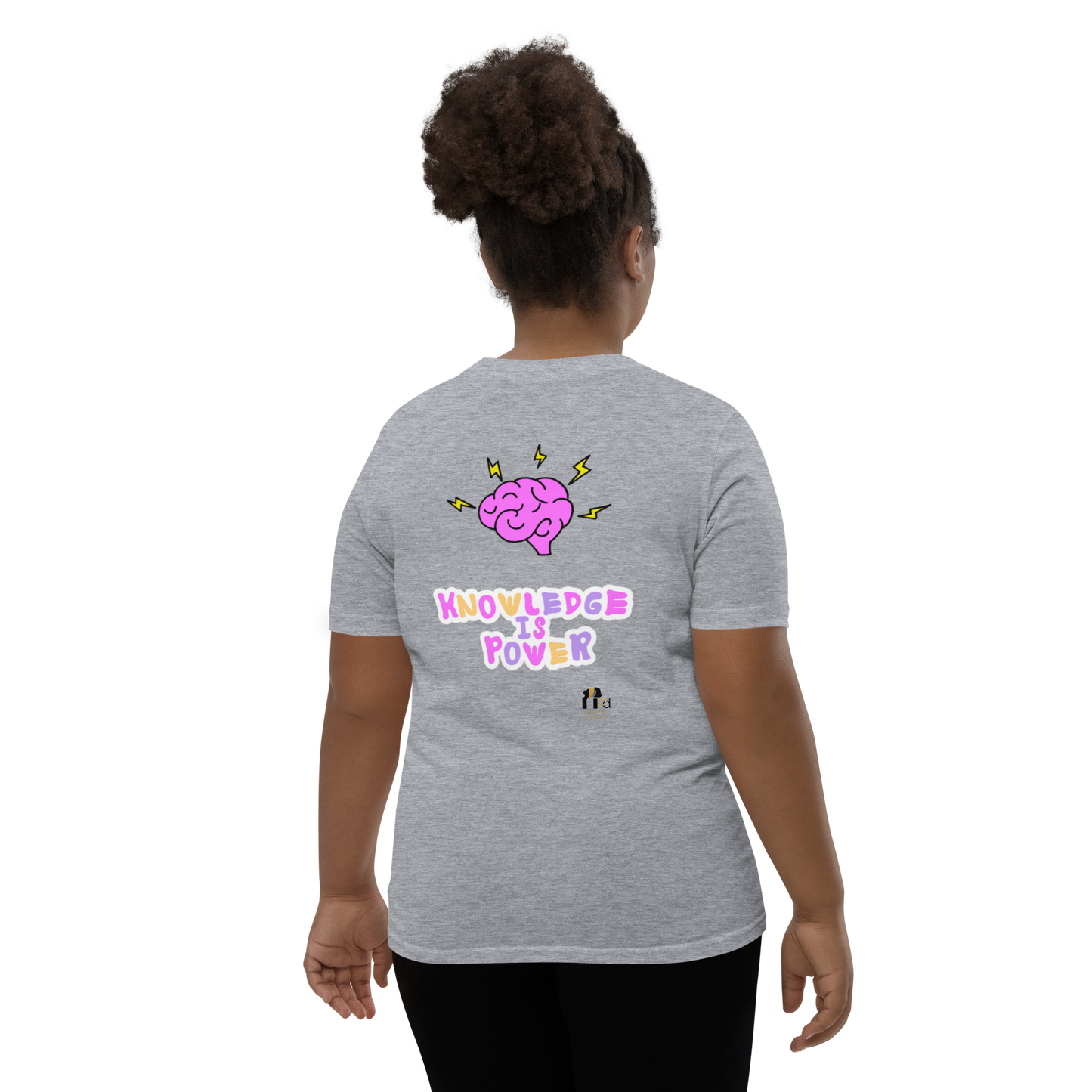 I Love Reading - Knowledge is Power Youth Tee for Girls