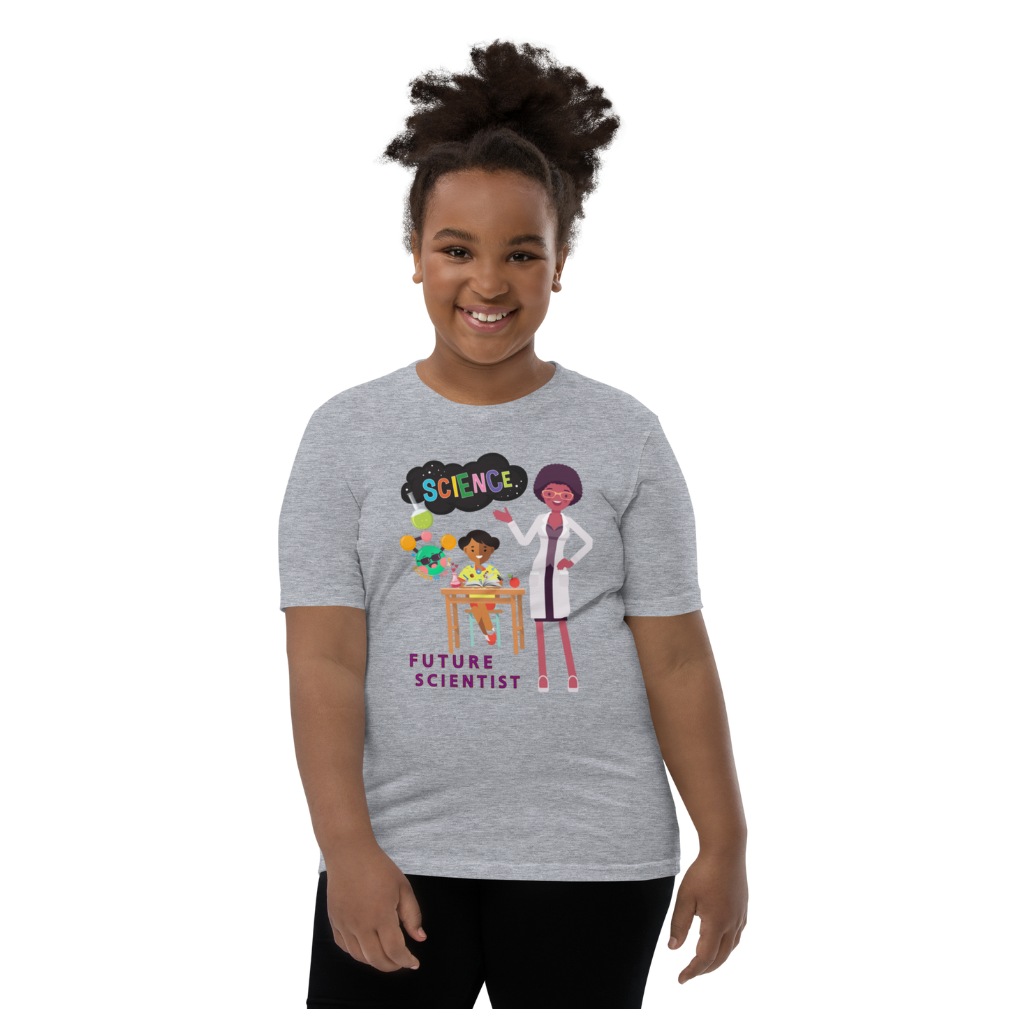 Future Scientist Youth Short Sleeve Tee for Girls