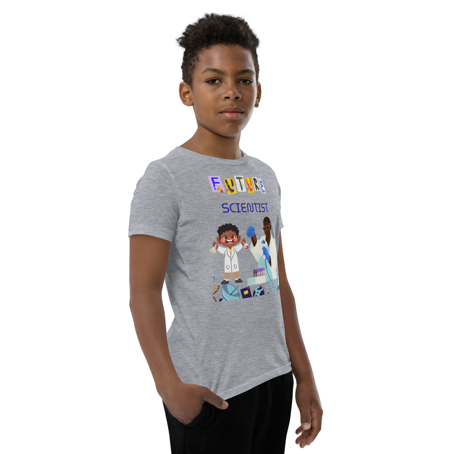 Future Scientist Youth Short Sleeve Tee for Boys