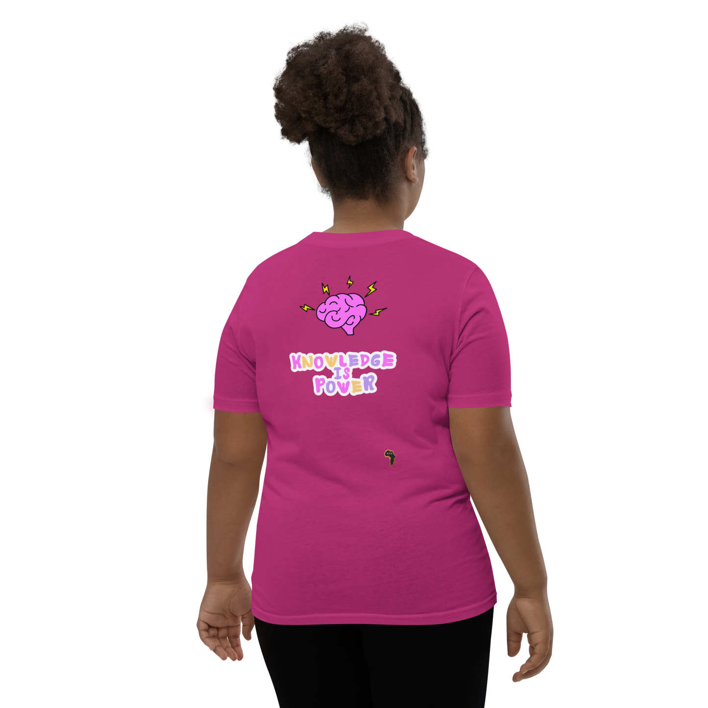 I Love Reading - Knowledge is Power Youth Tee for Girls