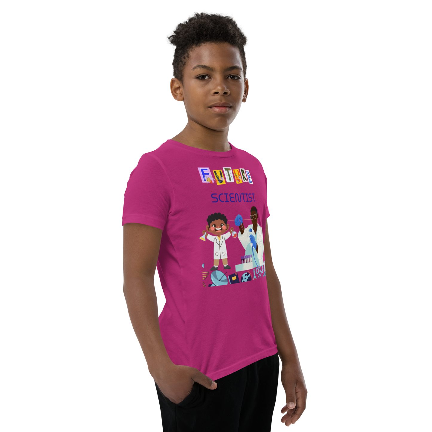 Future Scientist Youth Short Sleeve Tee for Boys