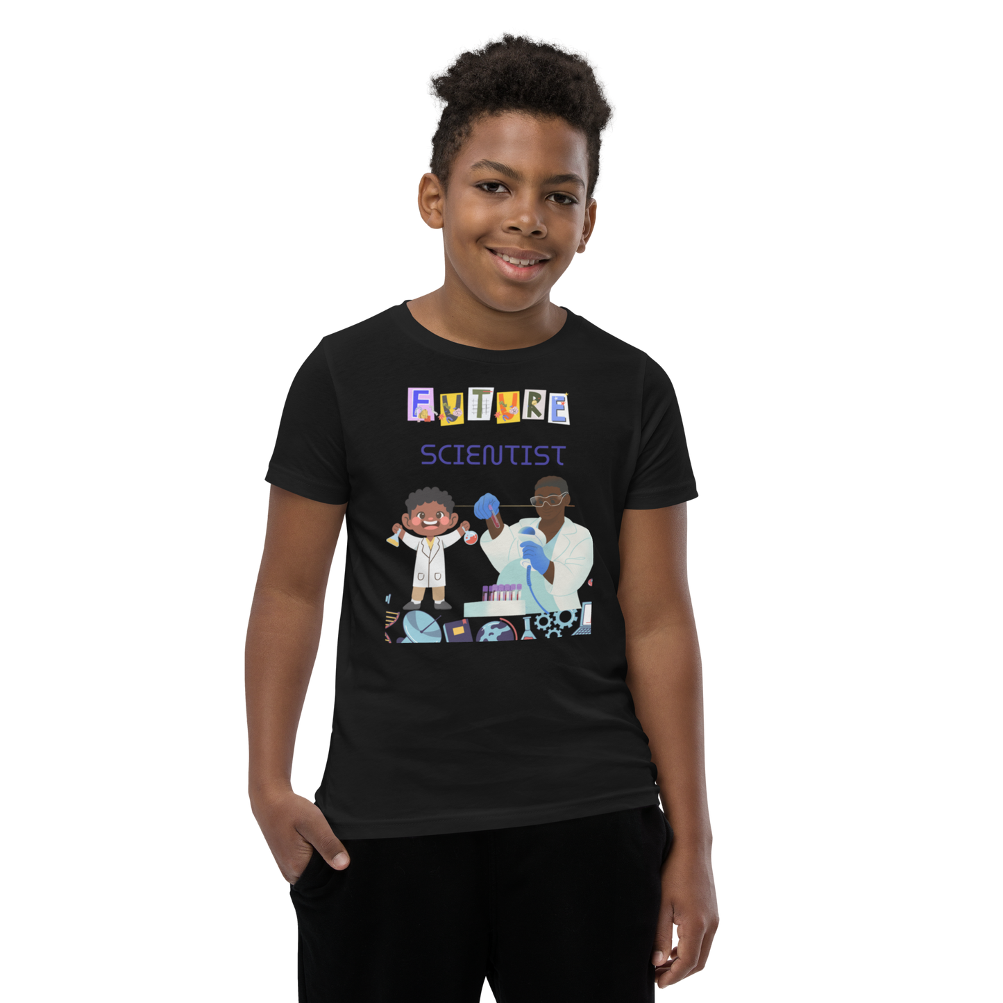 Future Scientist Youth Short Sleeve Tee for Boys
