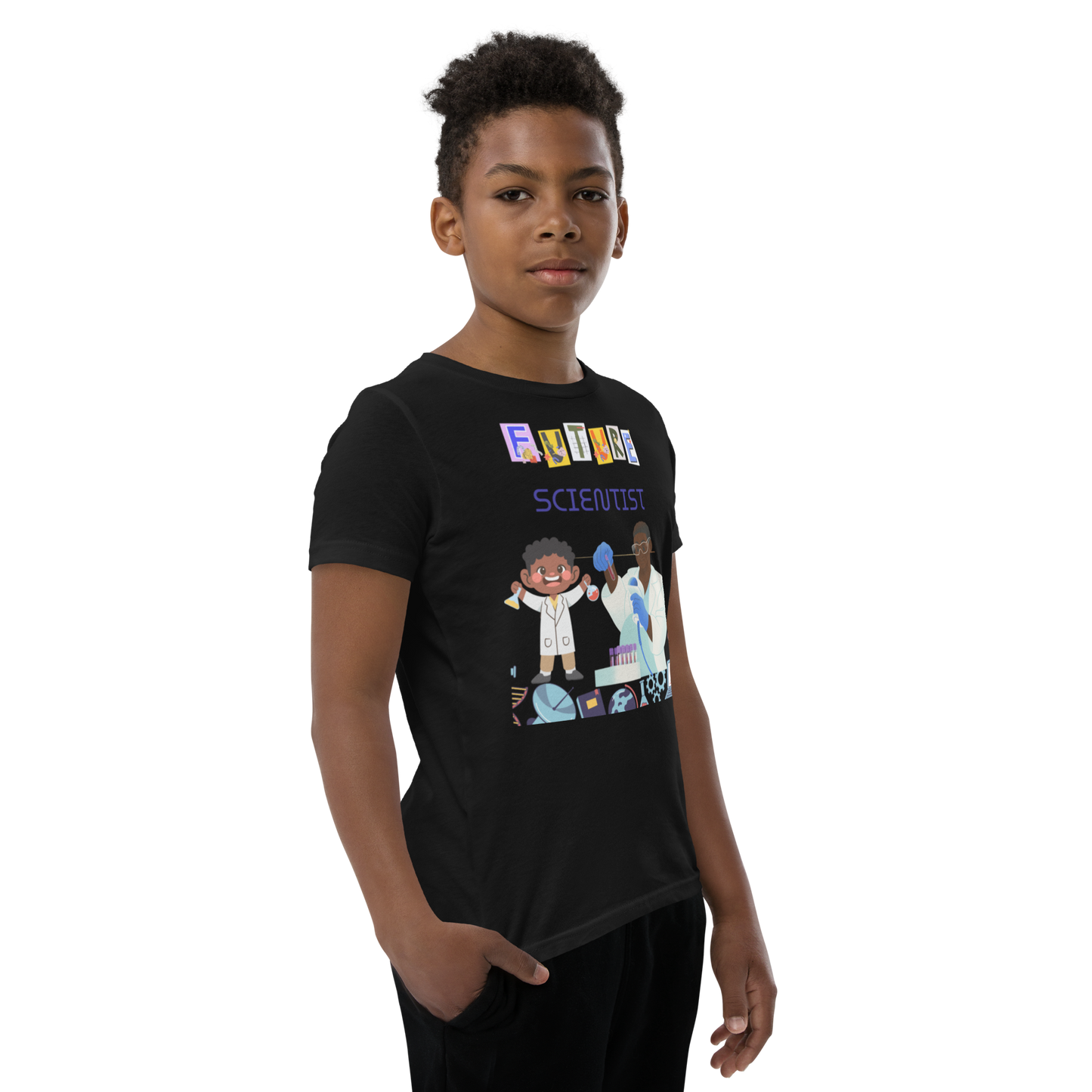 Future Scientist Youth Short Sleeve Tee for Boys