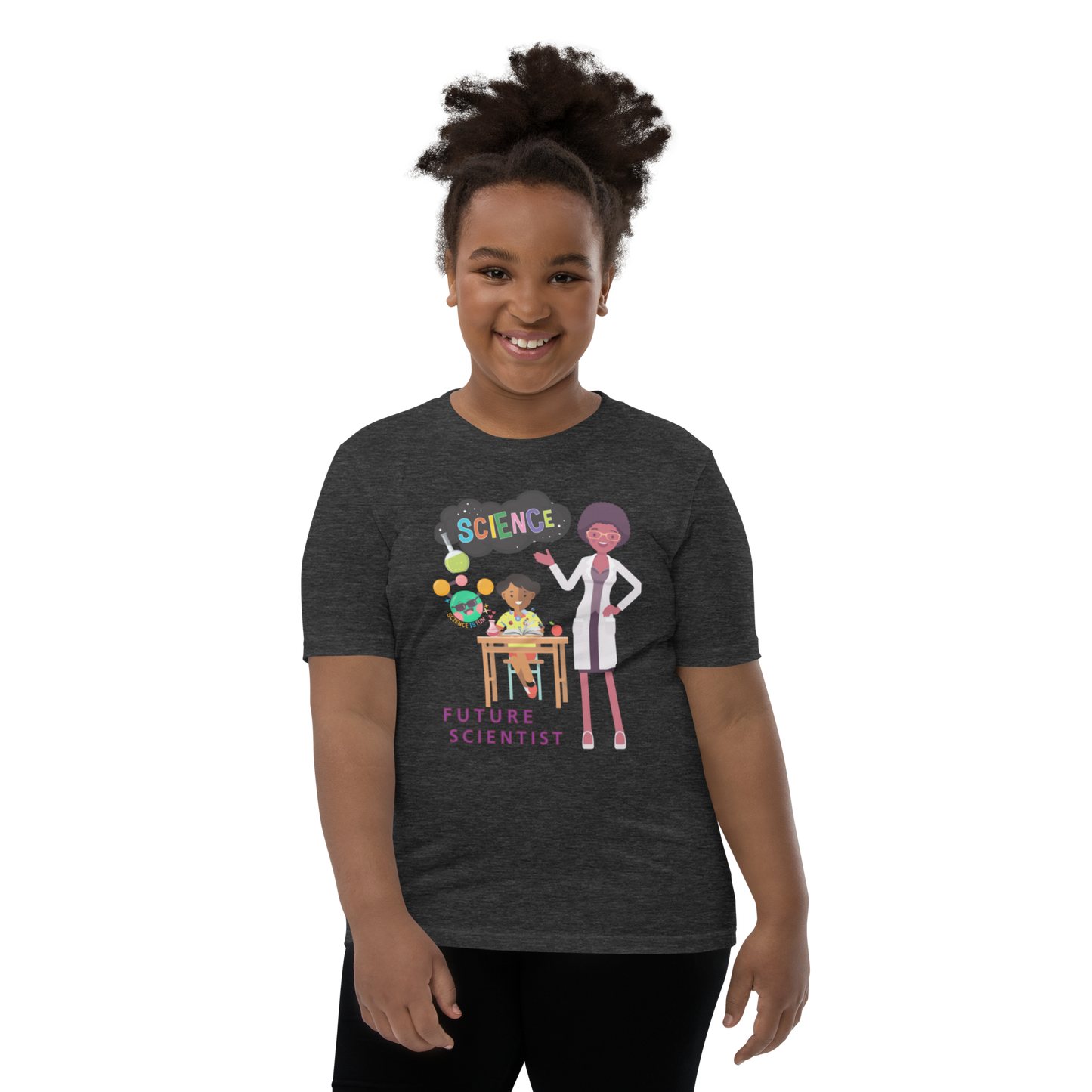 Future Scientist Youth Short Sleeve Tee for Girls