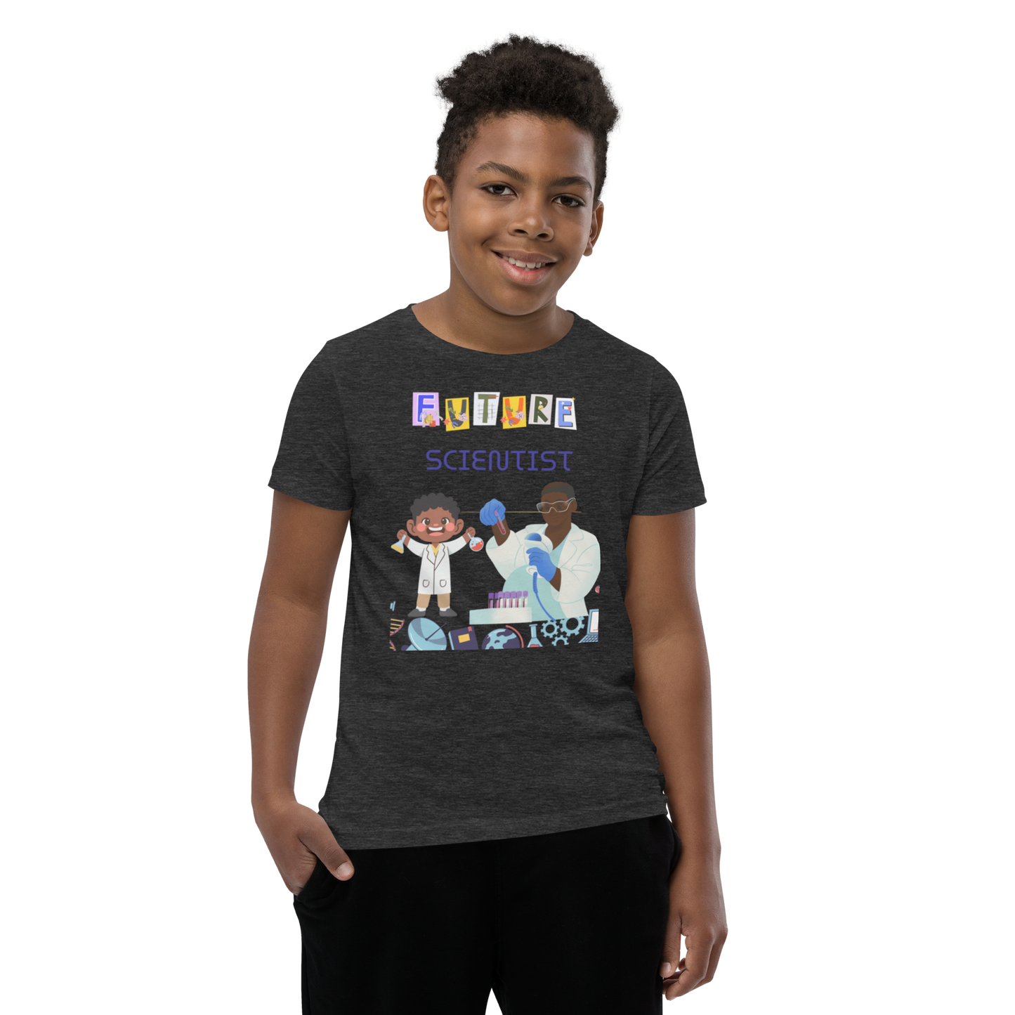 Future Scientist Youth Short Sleeve Tee for Boys
