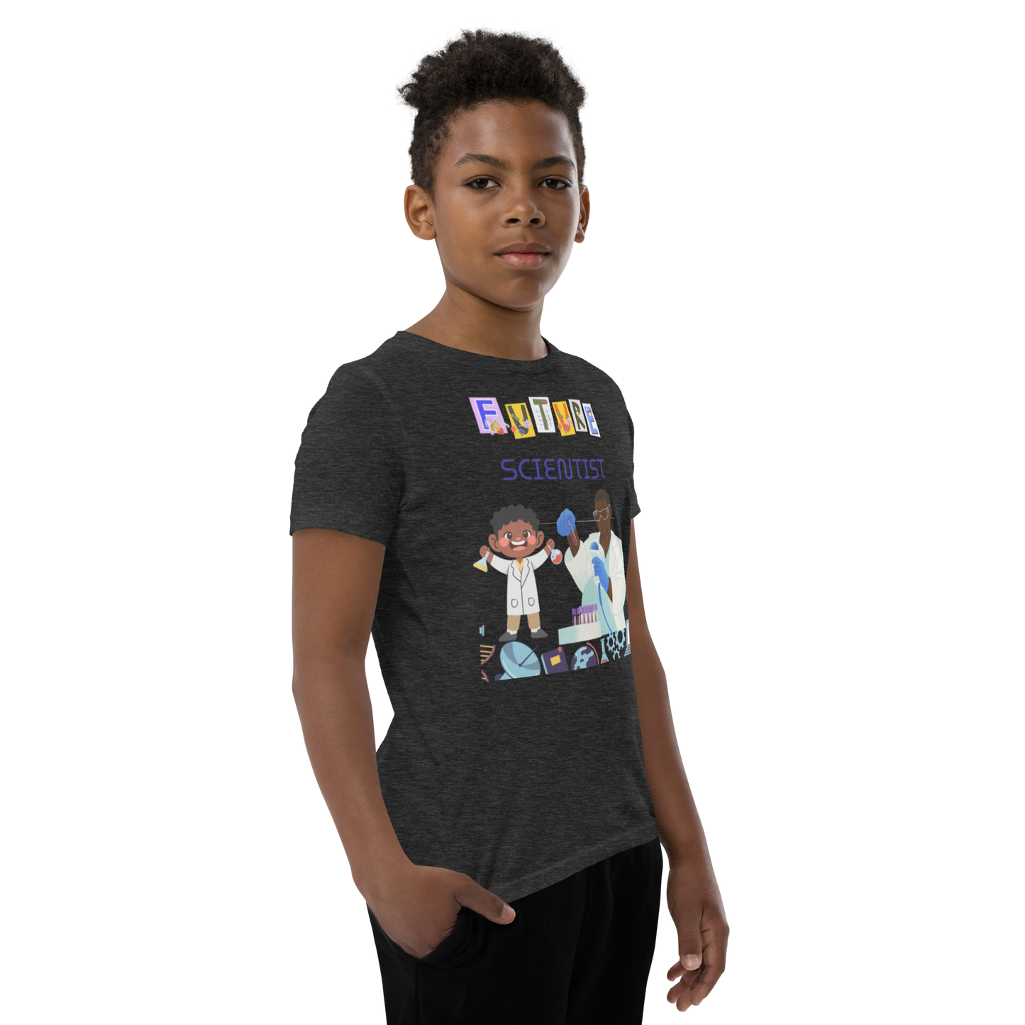 Future Scientist Youth Short Sleeve Tee for Boys