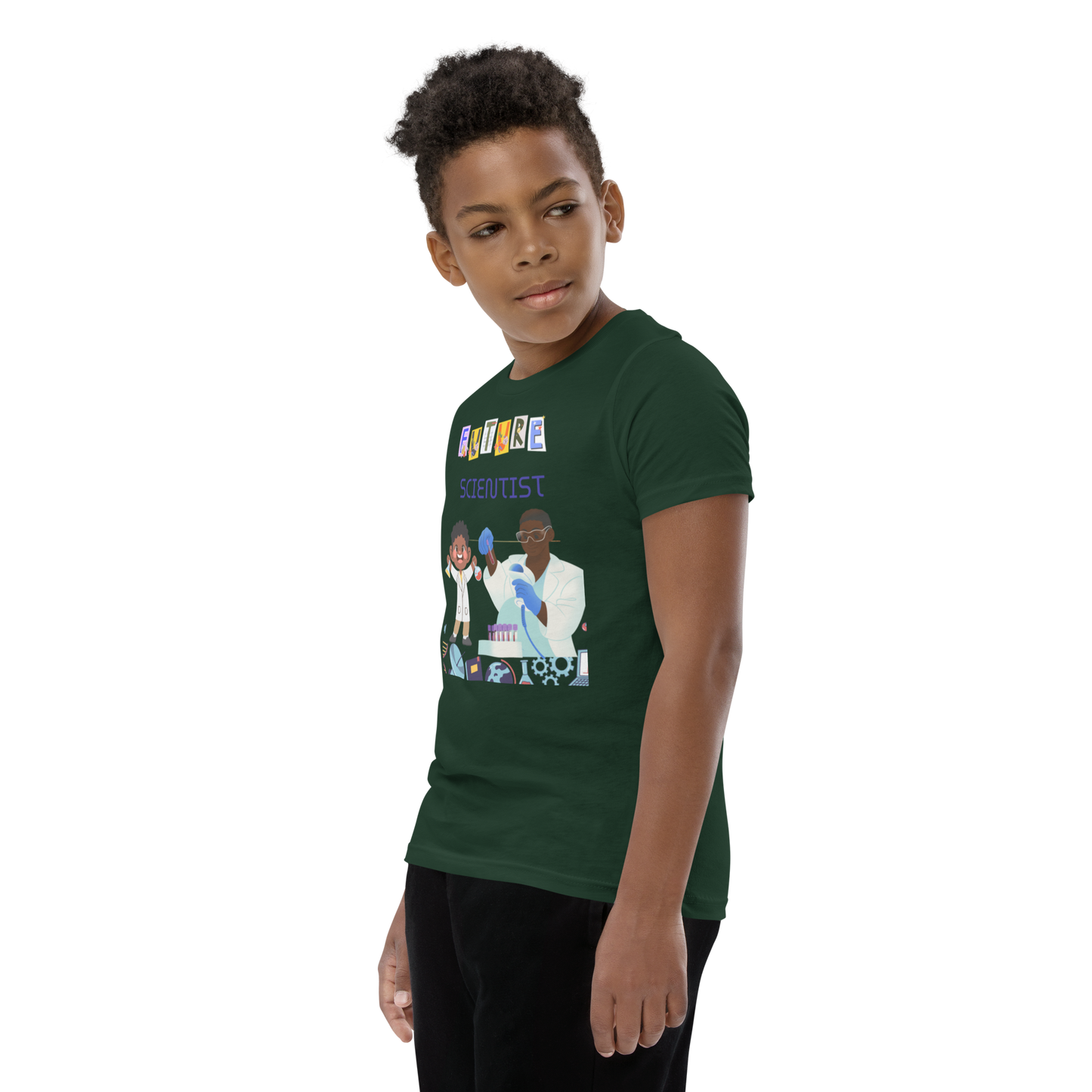 Future Scientist Youth Short Sleeve Tee for Boys
