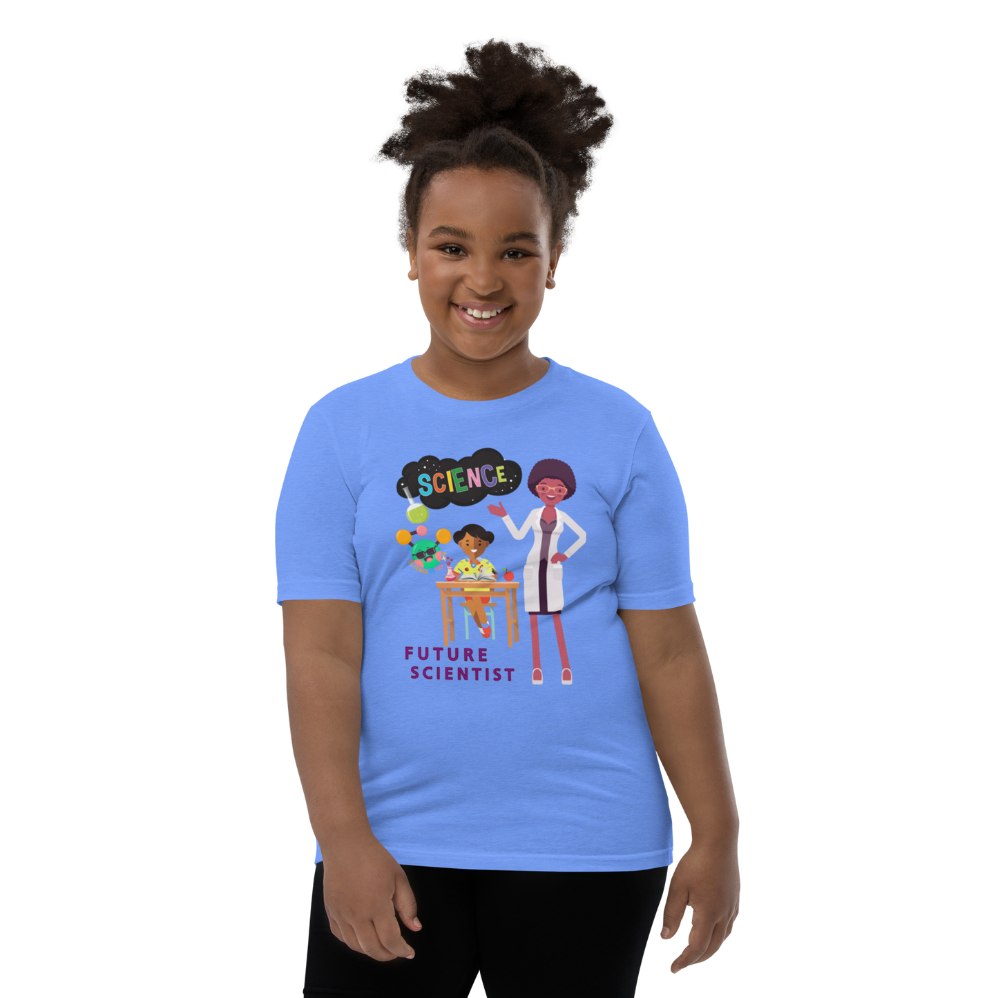 Future Scientist Youth Short Sleeve Tee for Girls