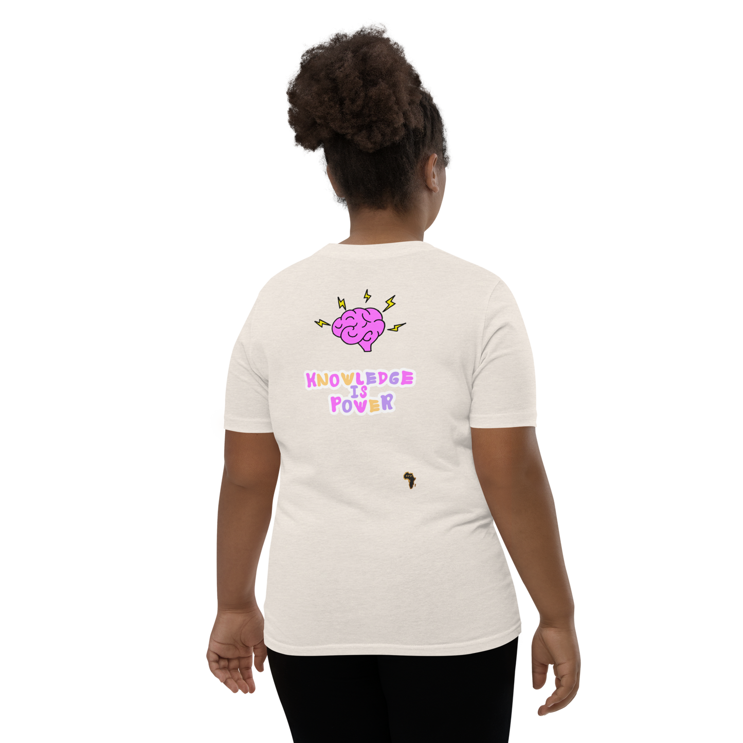 I Love Reading - Knowledge is Power Youth Tee for Girls