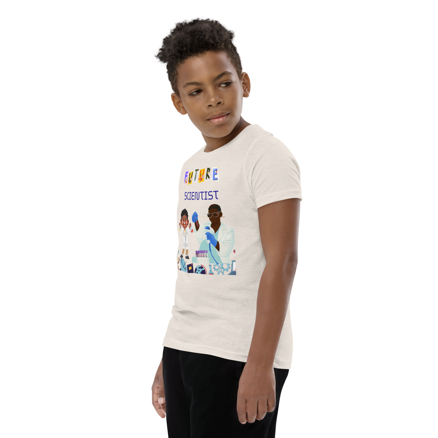 Future Scientist Youth Short Sleeve Tee for Boys