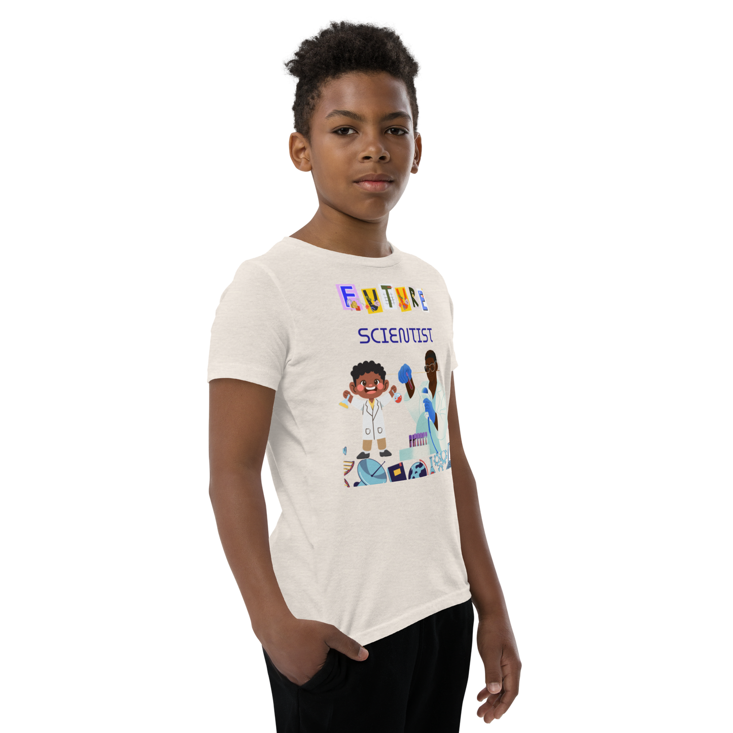 Future Scientist Youth Short Sleeve Tee for Boys