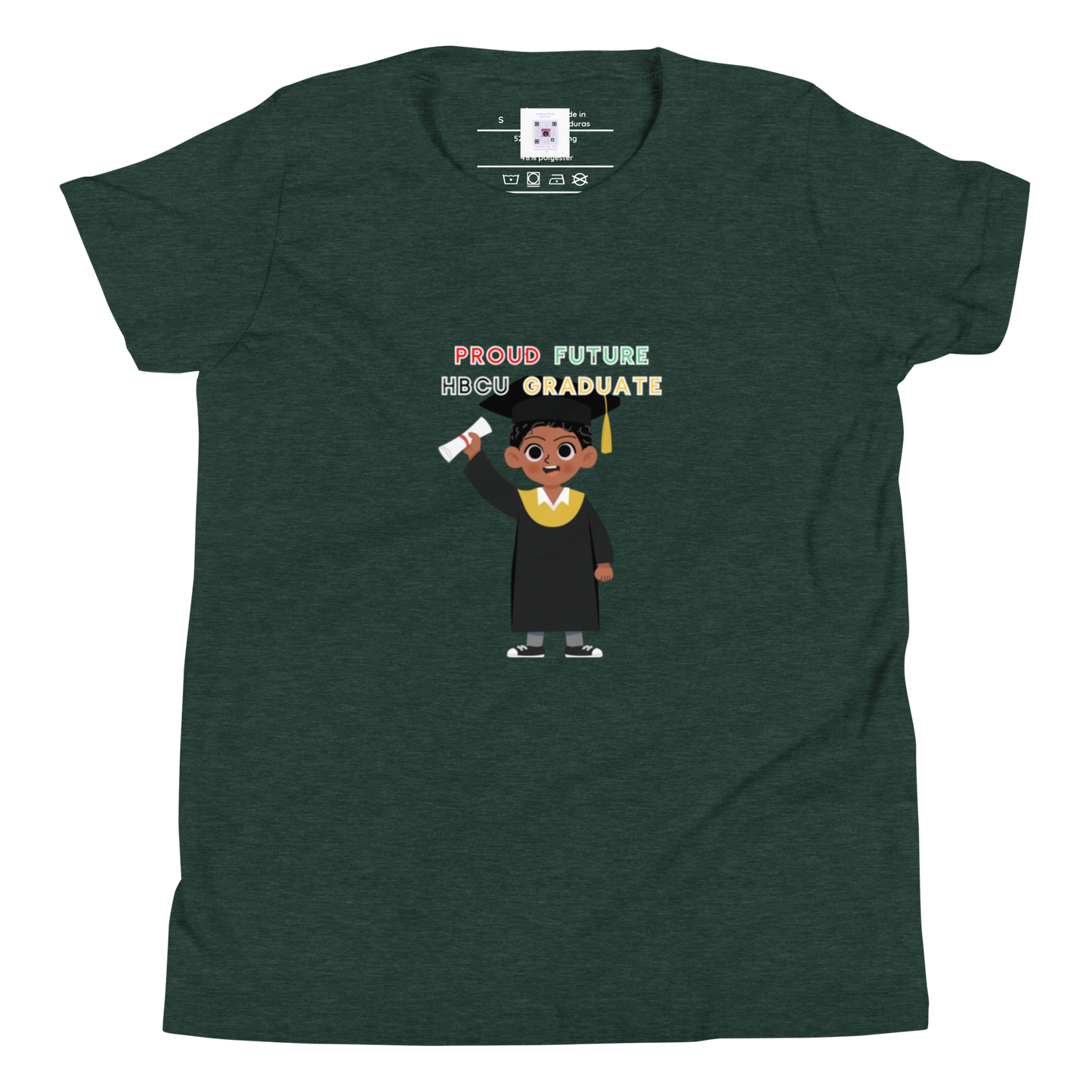 Future HBCU Graduate Youth Short Sleeve Tee for Boys