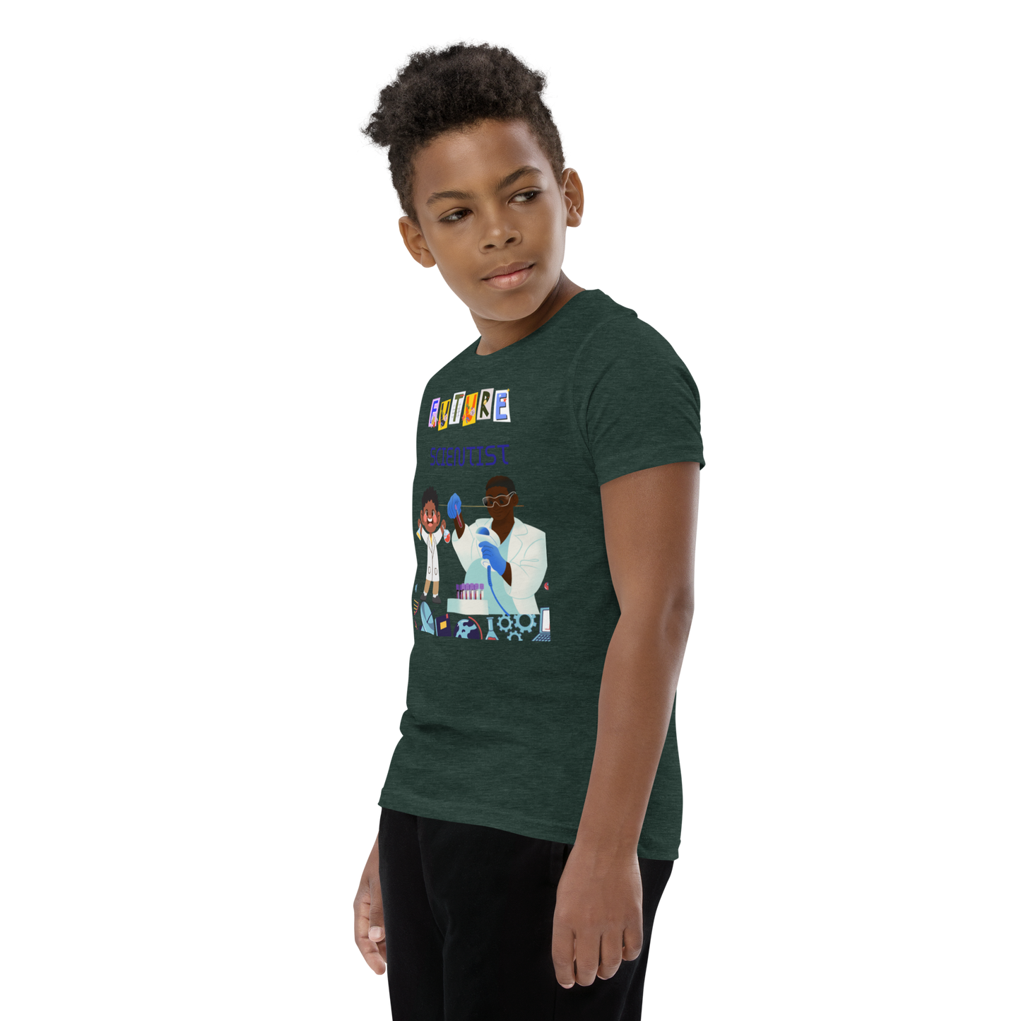 Future Scientist Youth Short Sleeve Tee for Boys