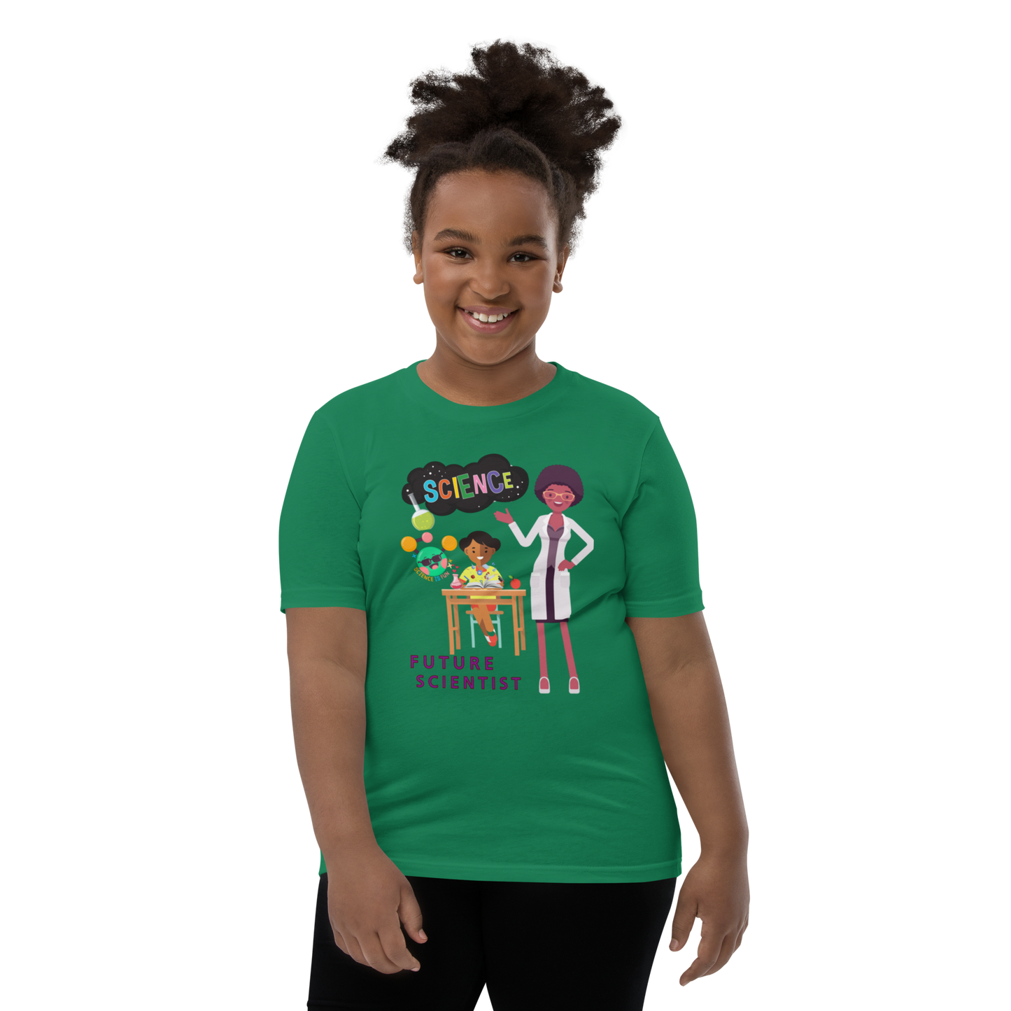 Future Scientist Youth Short Sleeve Tee for Girls