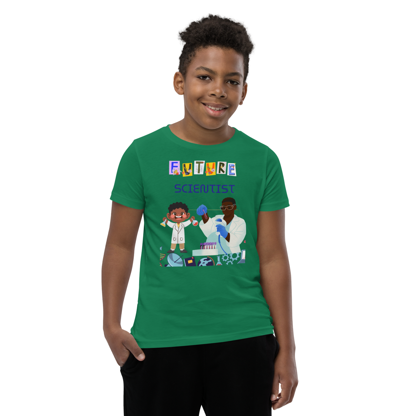 Future Scientist Youth Short Sleeve Tee for Boys