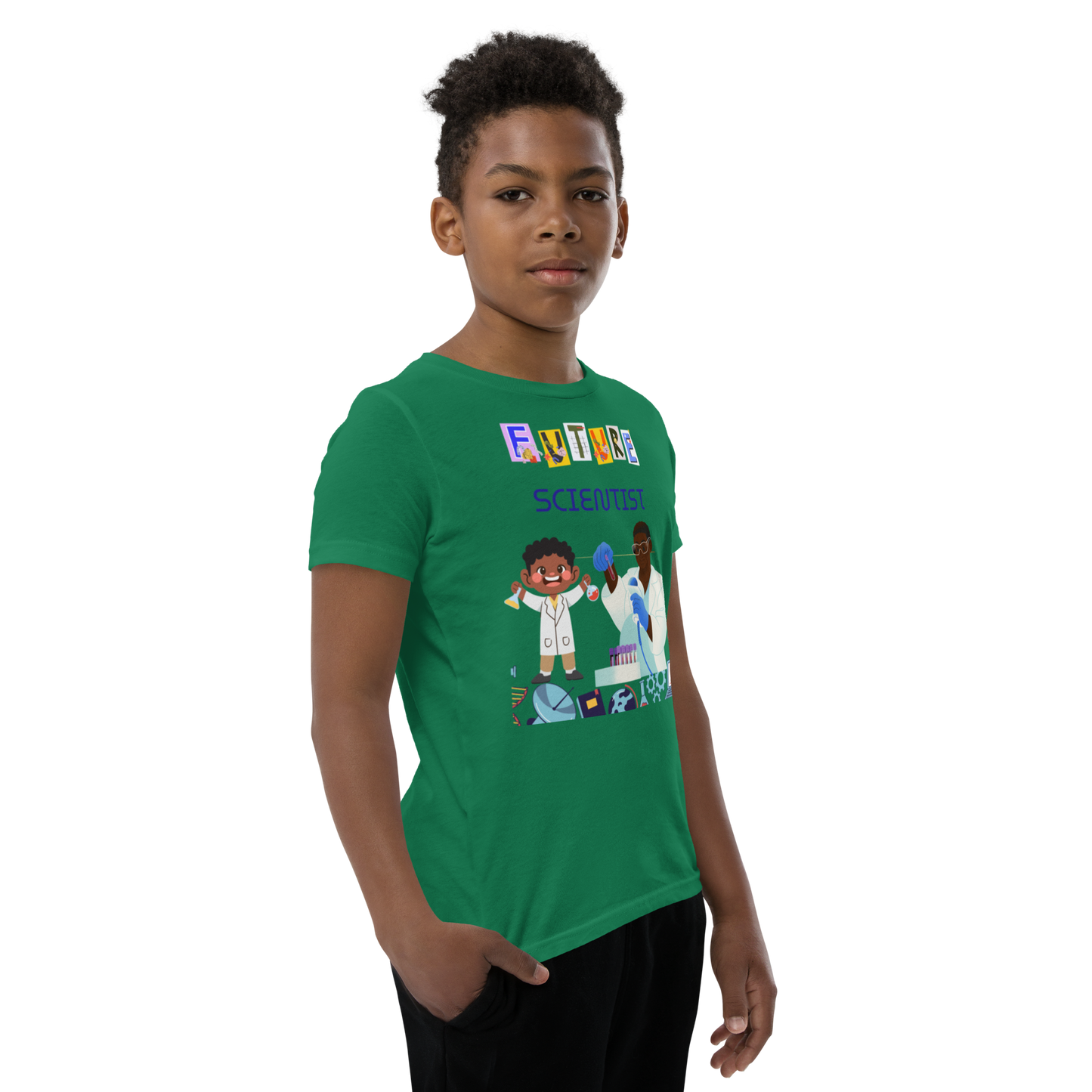 Future Scientist Youth Short Sleeve Tee for Boys