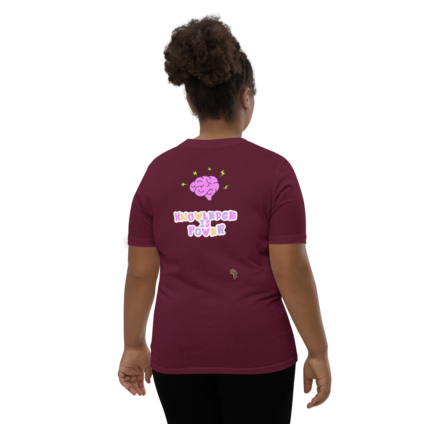 I Love Reading - Knowledge is Power Youth Tee for Girls