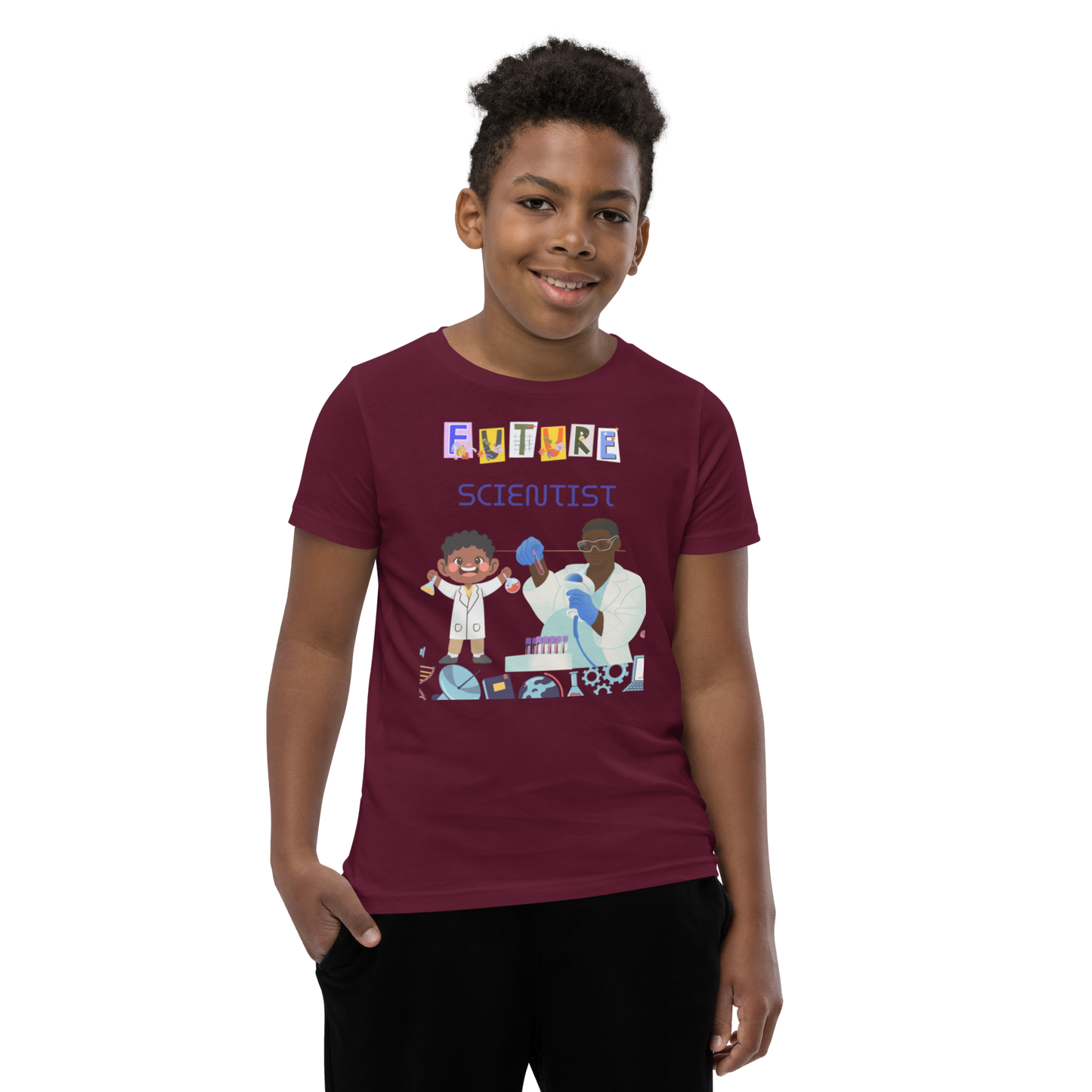 Future Scientist Youth Short Sleeve Tee for Boys
