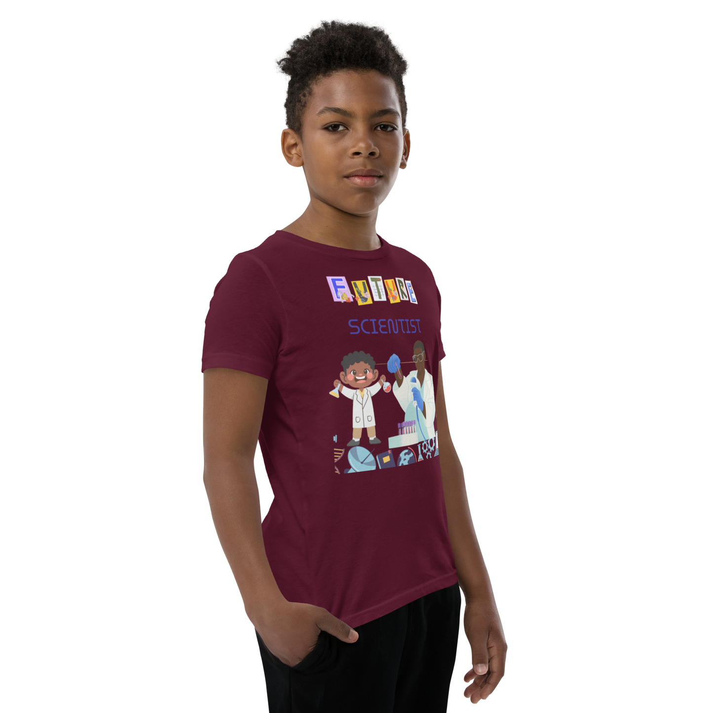 Future Scientist Youth Short Sleeve Tee for Boys