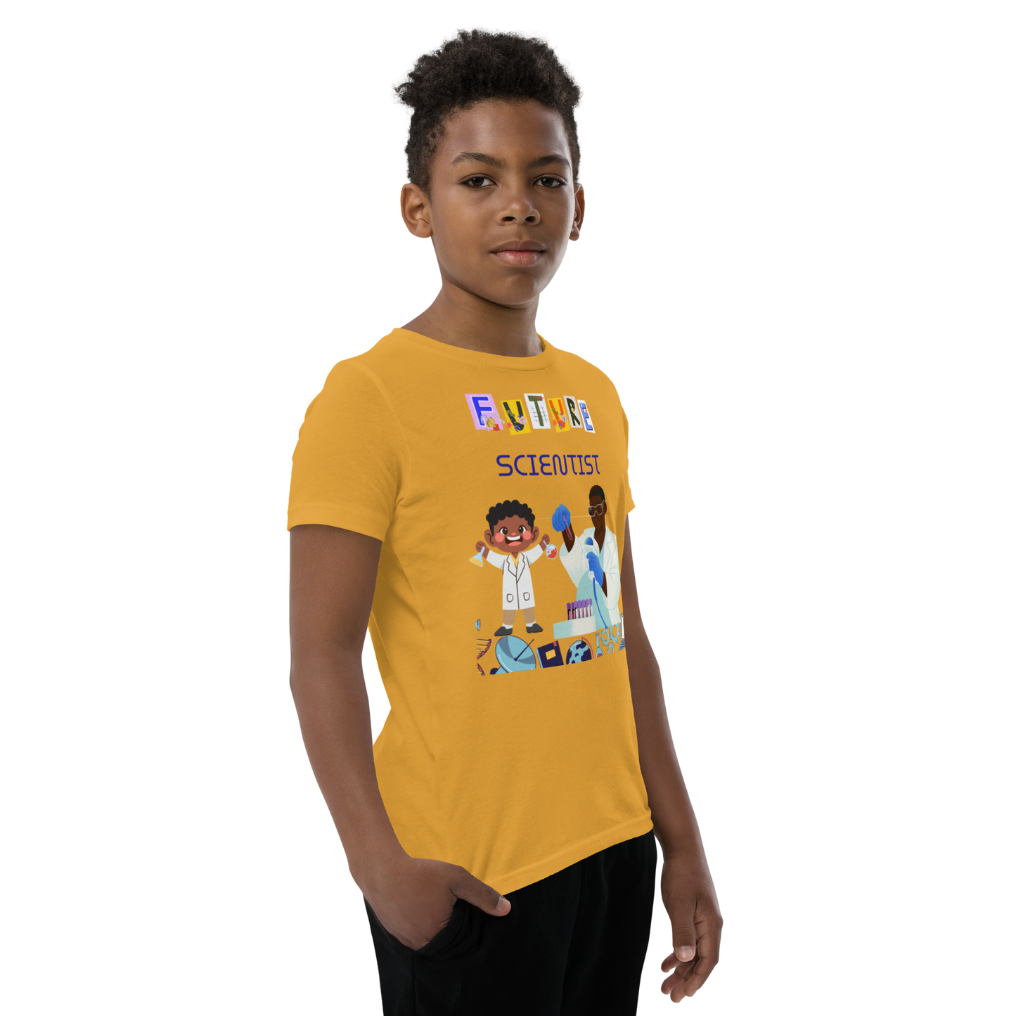 Future Scientist Youth Short Sleeve Tee for Boys