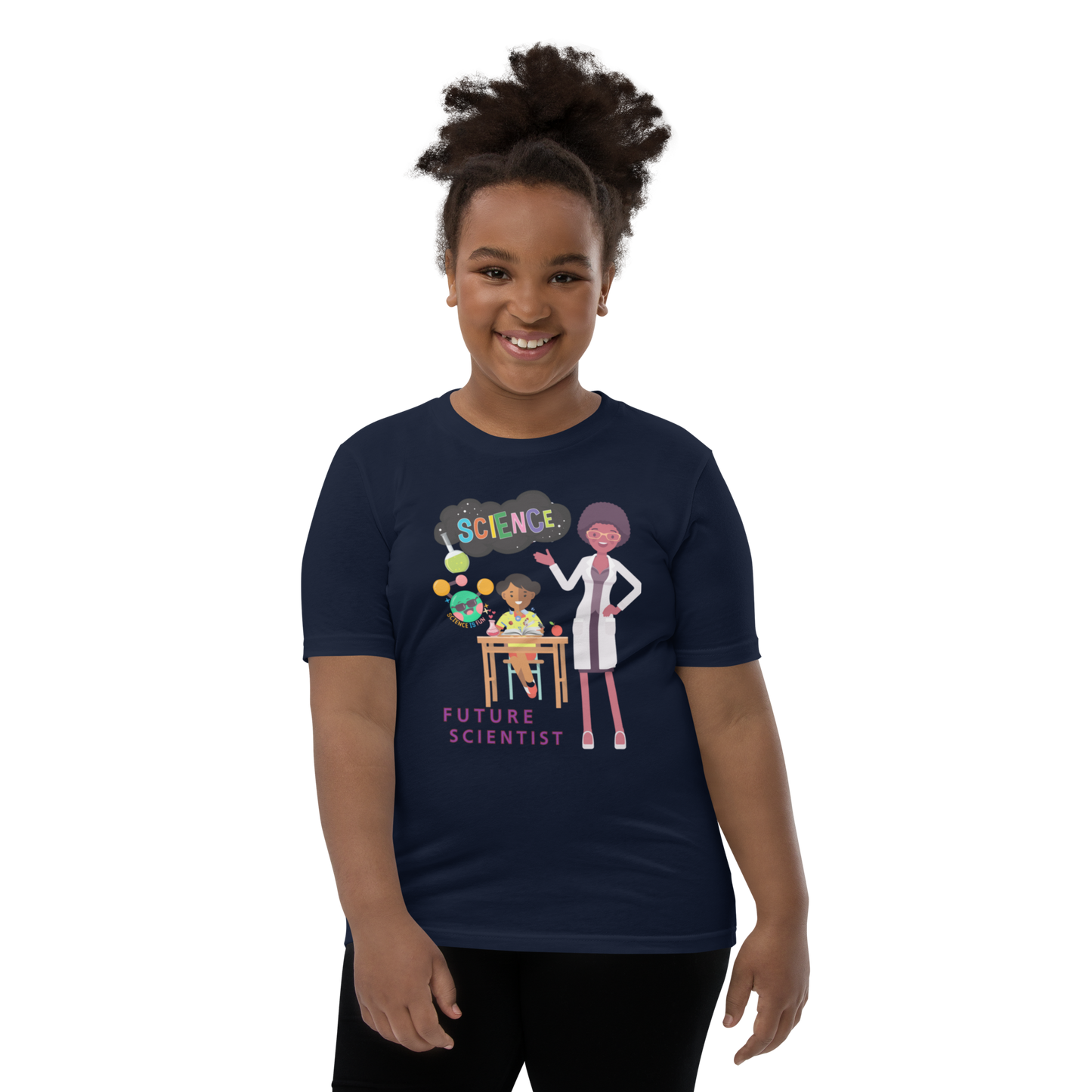 Future Scientist Youth Short Sleeve Tee for Girls