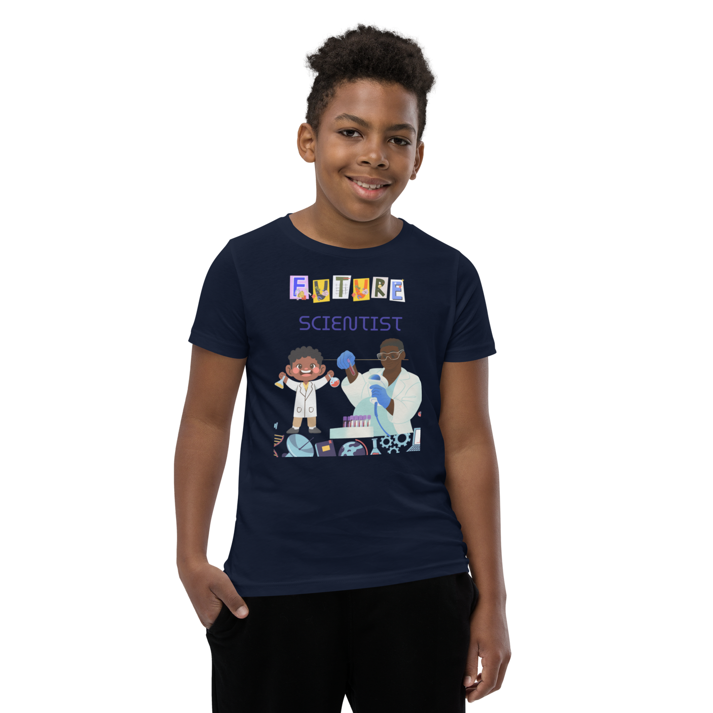 Future Scientist Youth Short Sleeve Tee for Boys