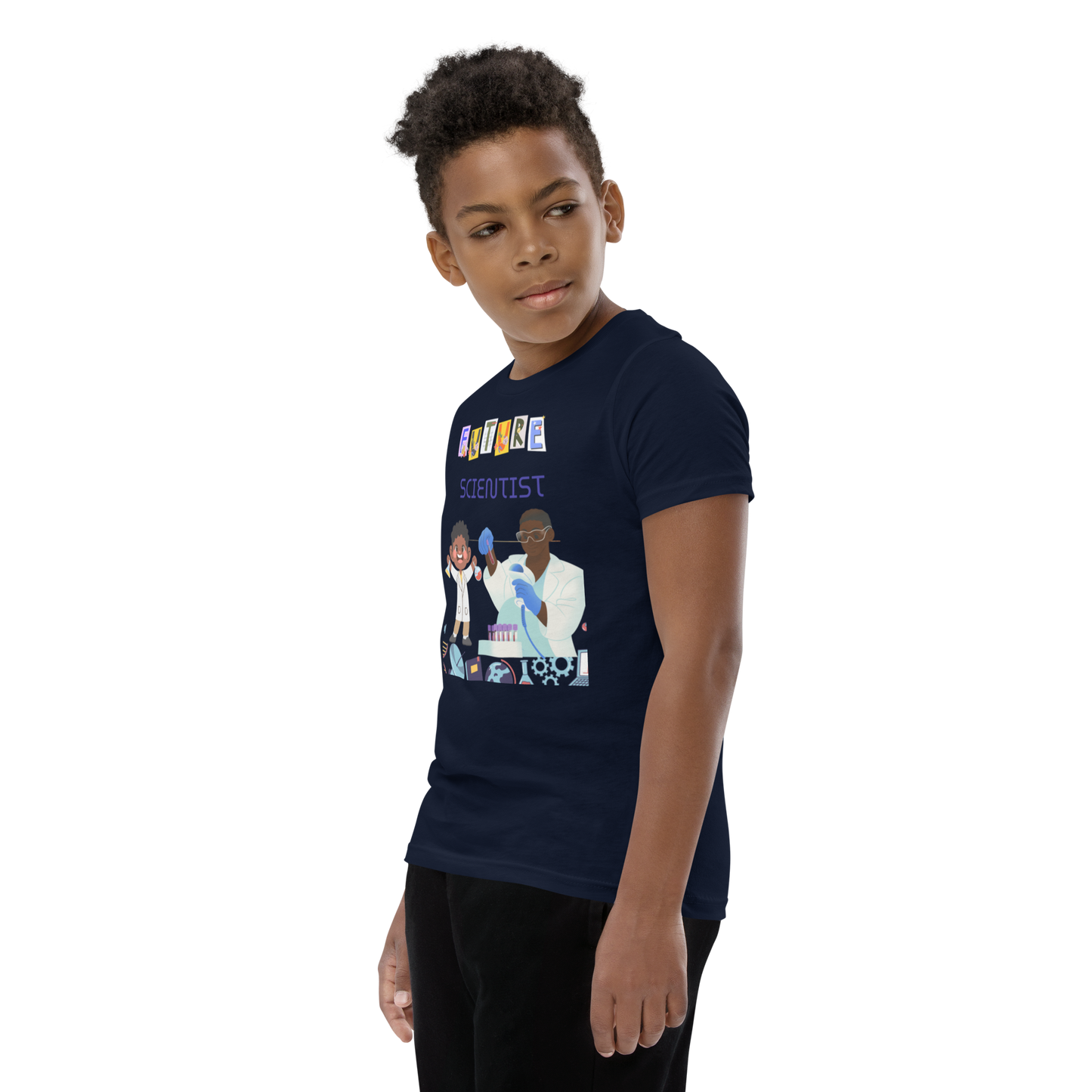 Future Scientist Youth Short Sleeve Tee for Boys