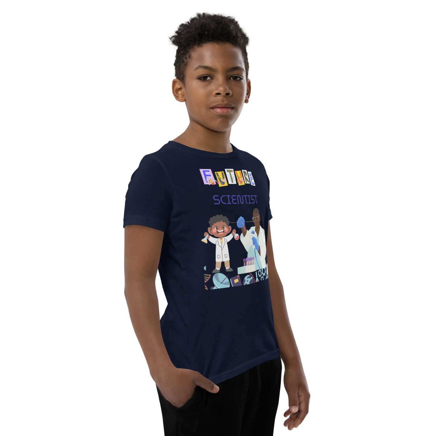 Future Scientist Youth Short Sleeve Tee for Boys