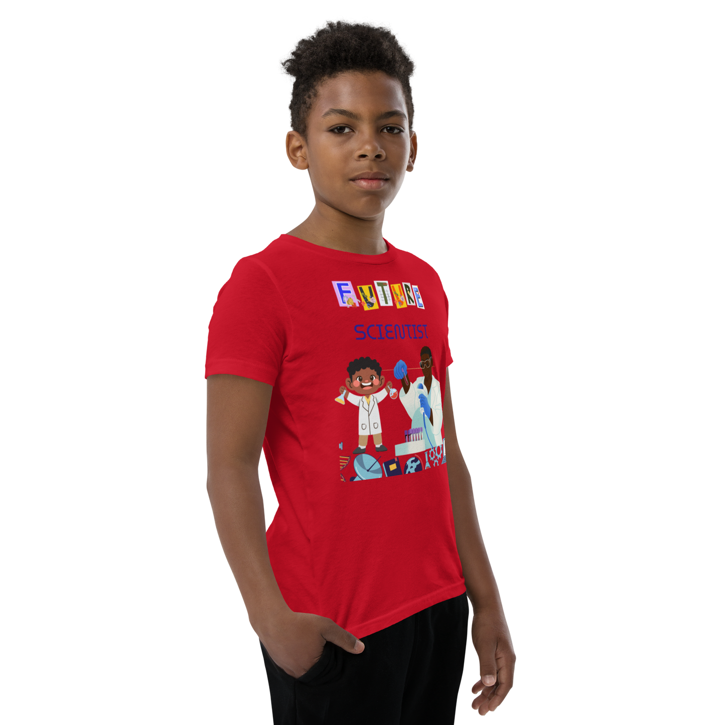 Future Scientist Youth Short Sleeve Tee for Boys
