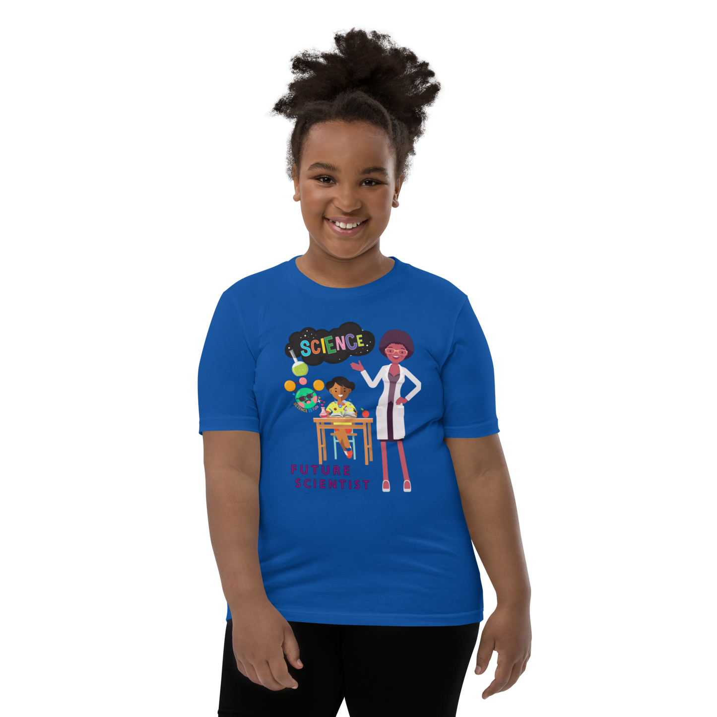Future Scientist Youth Short Sleeve Tee for Girls