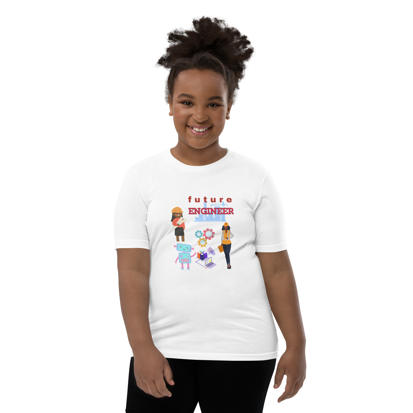 Future Engineer Youth Short Sleeve Tee for Girls