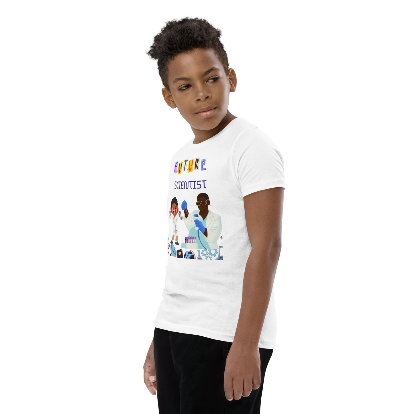 Future Scientist Youth Short Sleeve Tee for Boys
