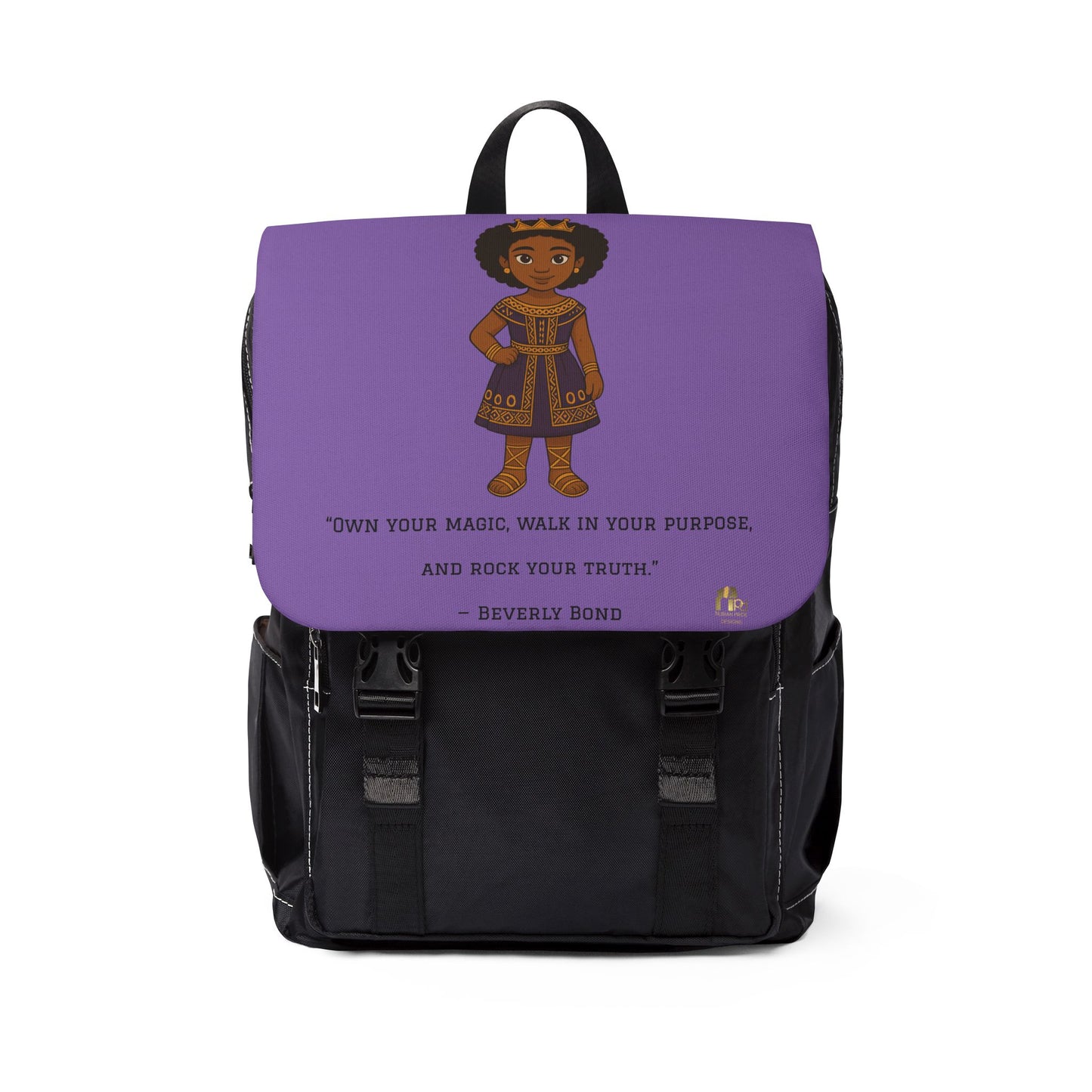 “Little Queen Power” Canvas Backpack