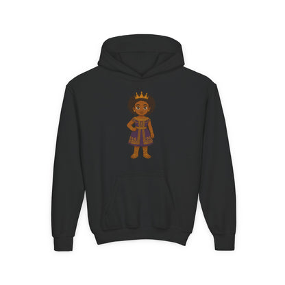 Young Queen – Girl's Empowerment Youth Hoodie