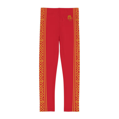Royal Stride" Cultural Heritage Leggings – Youth Edition
